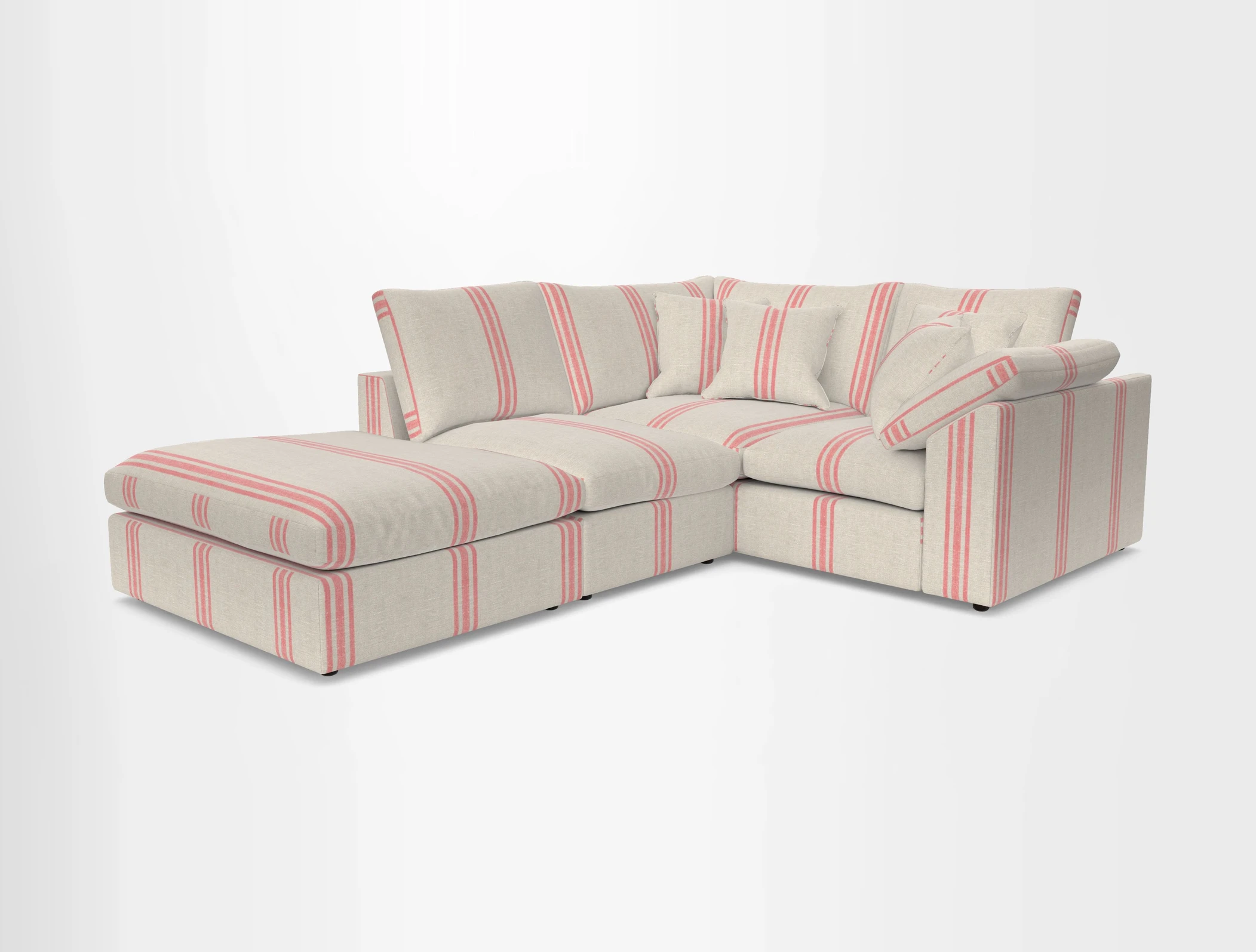 Big Softie Sloped Arm Small Corner Group RHF in Sahara Chalk