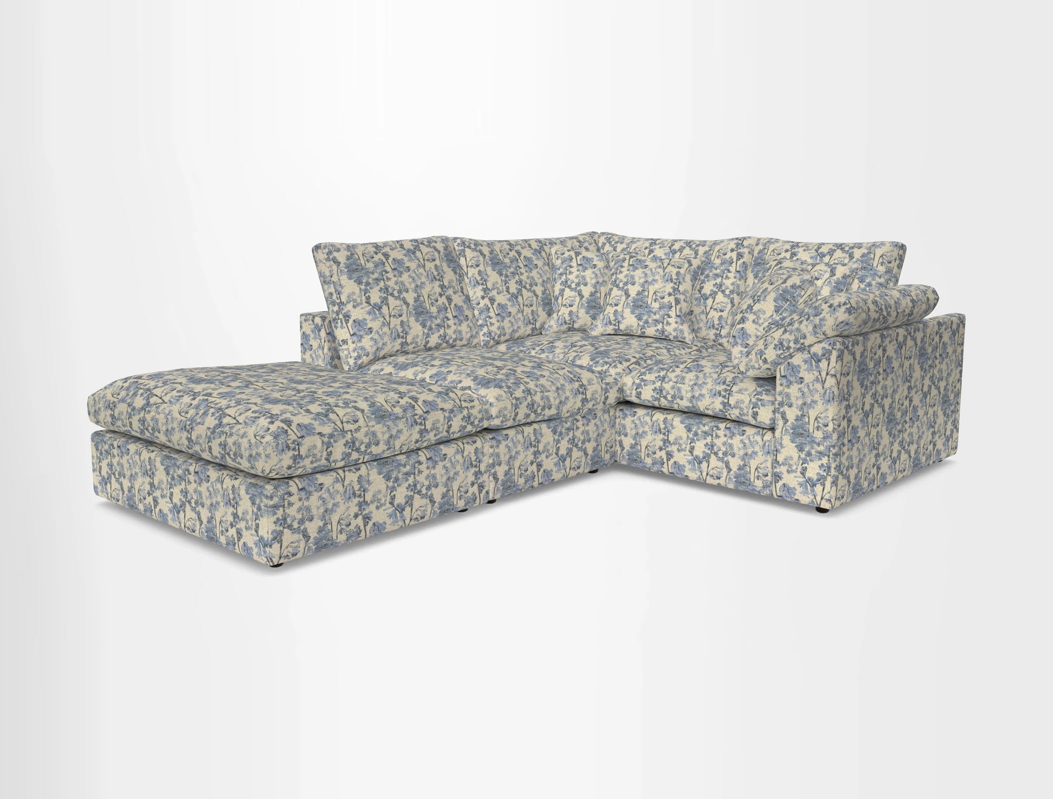 Big Softie Sloped Arm Small Corner Group RHF in Sahara Chalk
