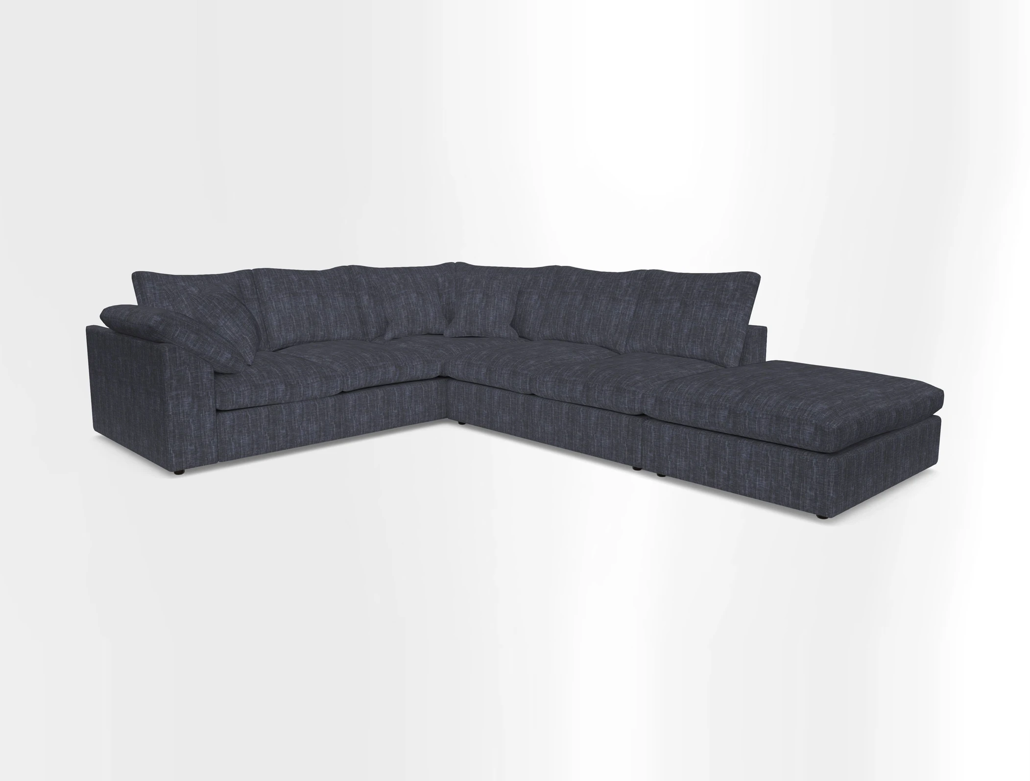 Big Softie Sloped Arm Large Corner Group LHF in Sahara Chalk