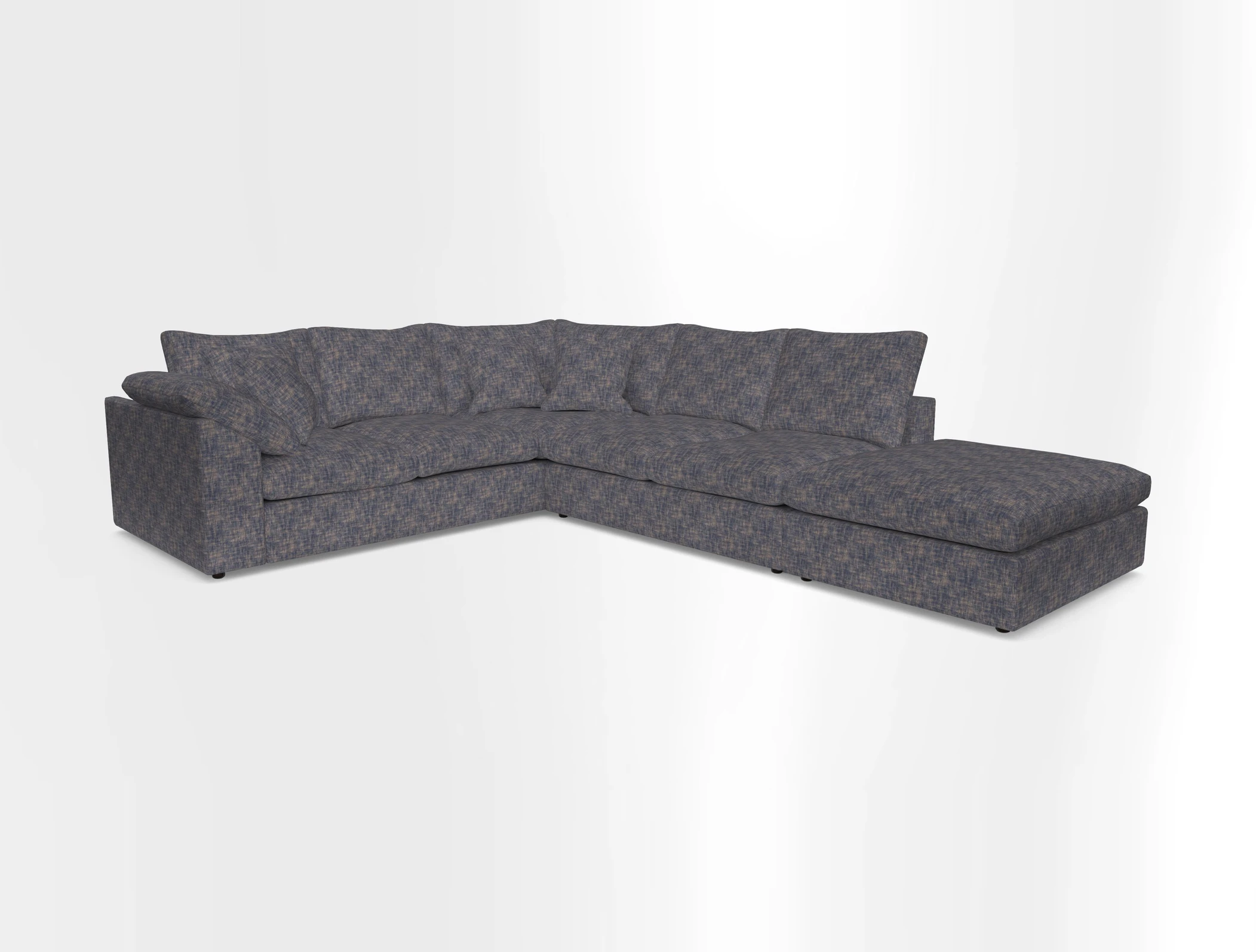 Big Softie Sloped Arm Large Corner Group LHF in Sahara Chalk