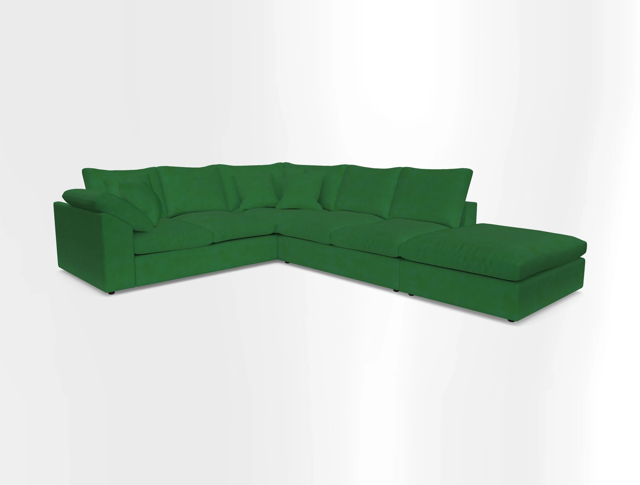Big Softie Sloped Arm Large Corner Group LHF in Sahara Chalk
