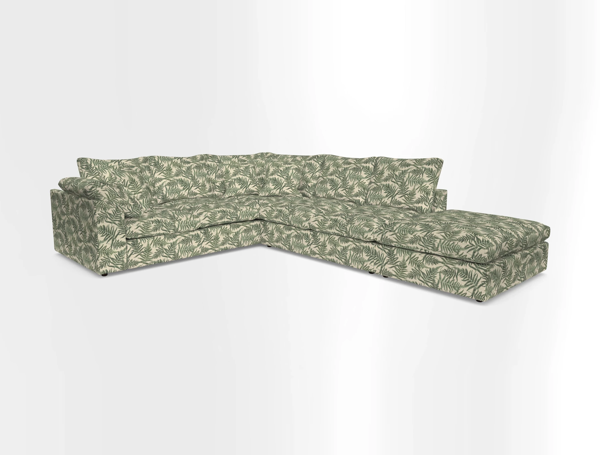 Big Softie Sloped Arm Large Corner Group LHF in Sahara Chalk