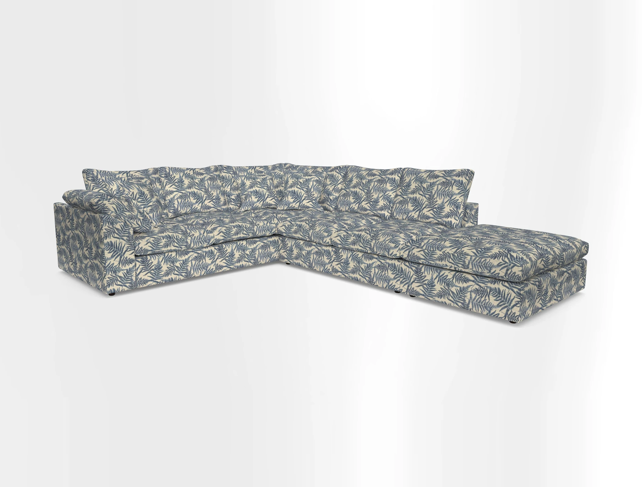 Big Softie Sloped Arm Large Corner Group LHF in Sahara Chalk