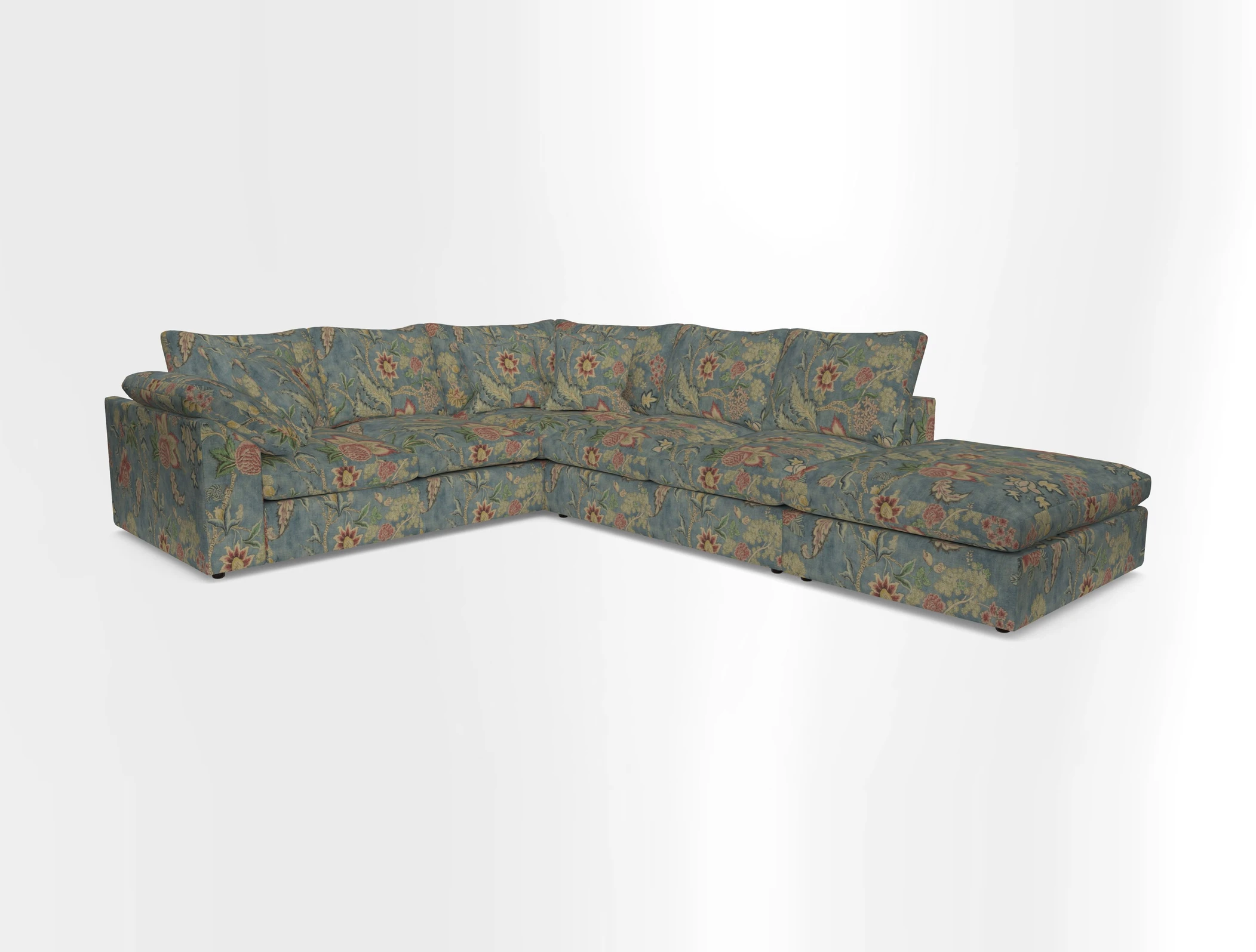 Big Softie Sloped Arm Large Corner Group LHF in Sahara Chalk