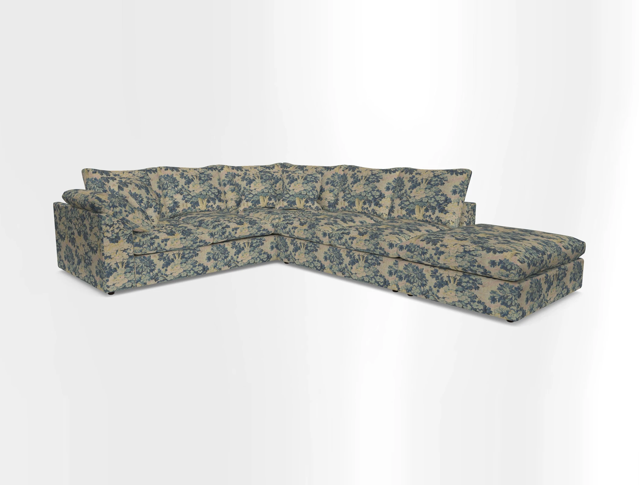 Big Softie Sloped Arm Large Corner Group LHF in Sahara Chalk