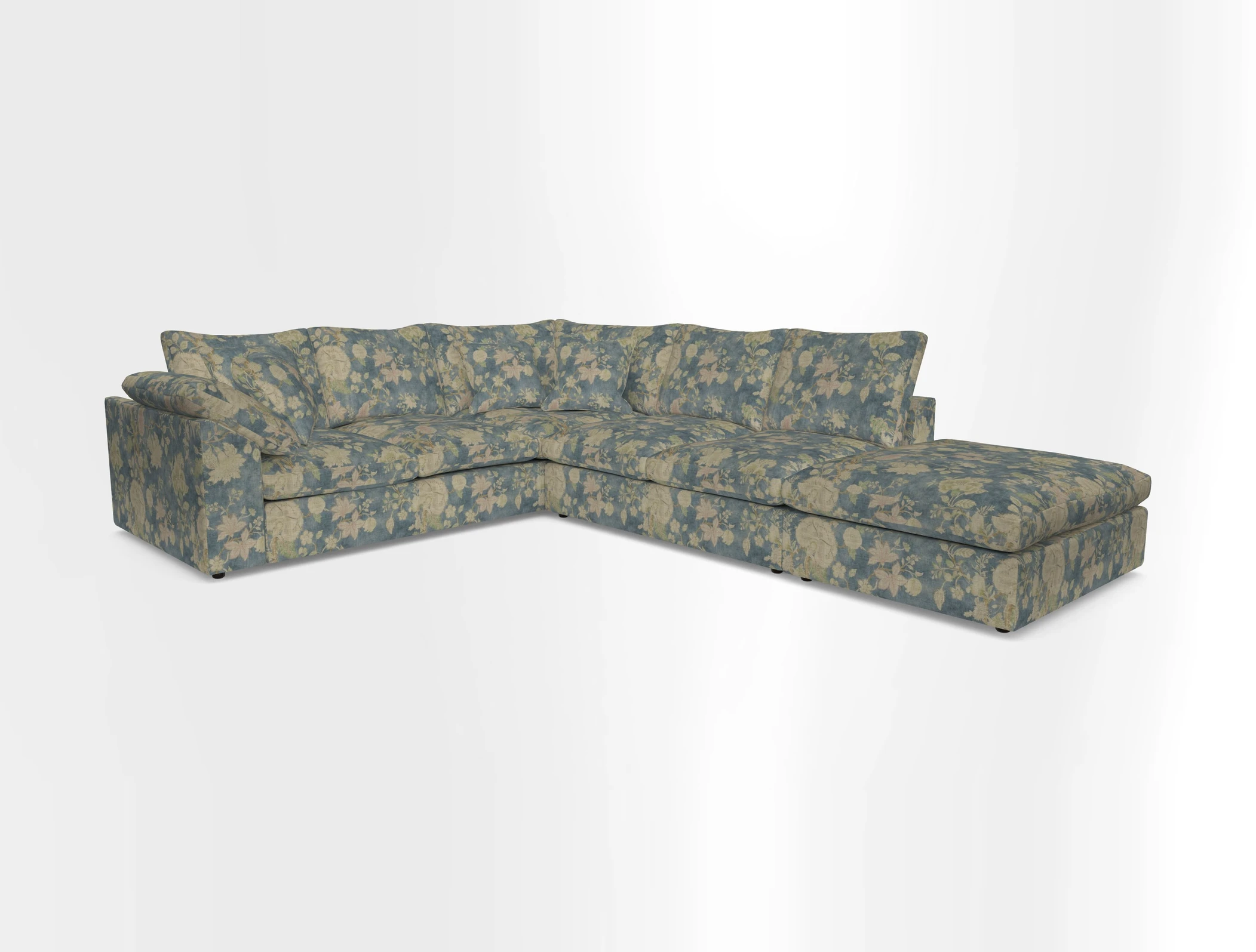 Big Softie Sloped Arm Large Corner Group LHF in Sahara Chalk