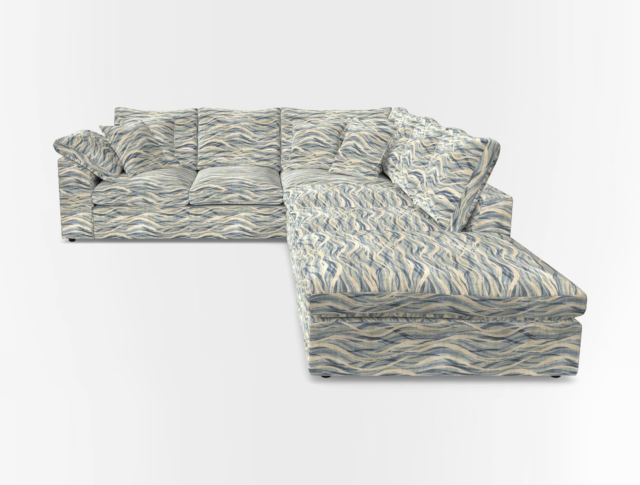 Big softie sloped arm front