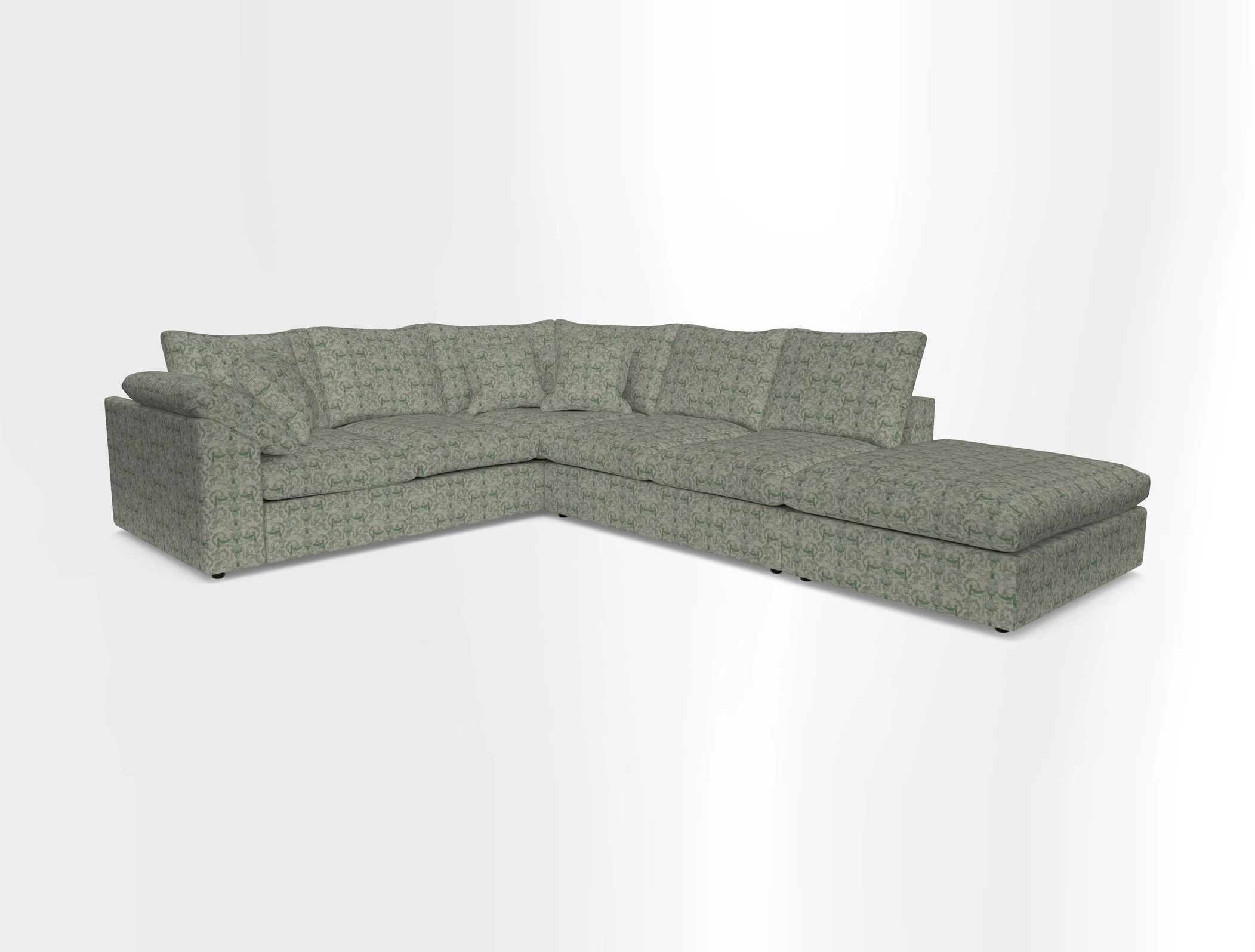 Big Softie Sloped Arm Large Corner Group LHF in Sahara Chalk