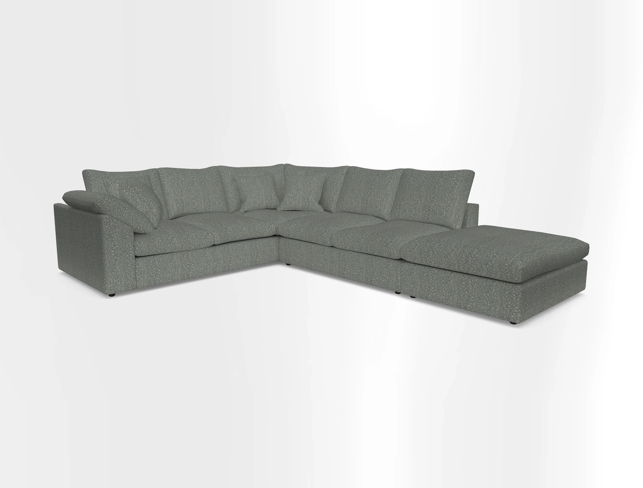 Big Softie Sloped Arm Large Corner Group LHF in Sahara Chalk