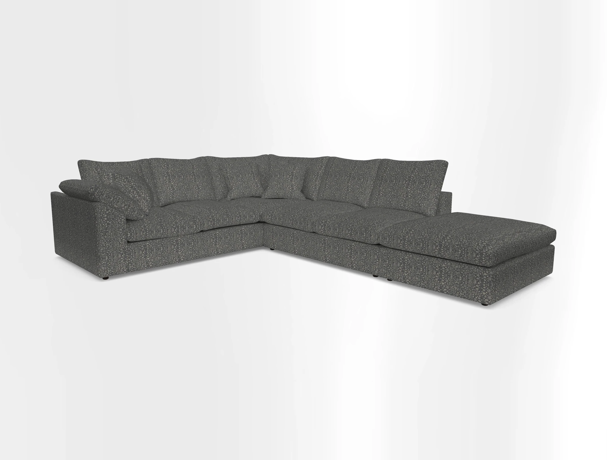 Big Softie Sloped Arm Large Corner Group LHF in Sahara Chalk