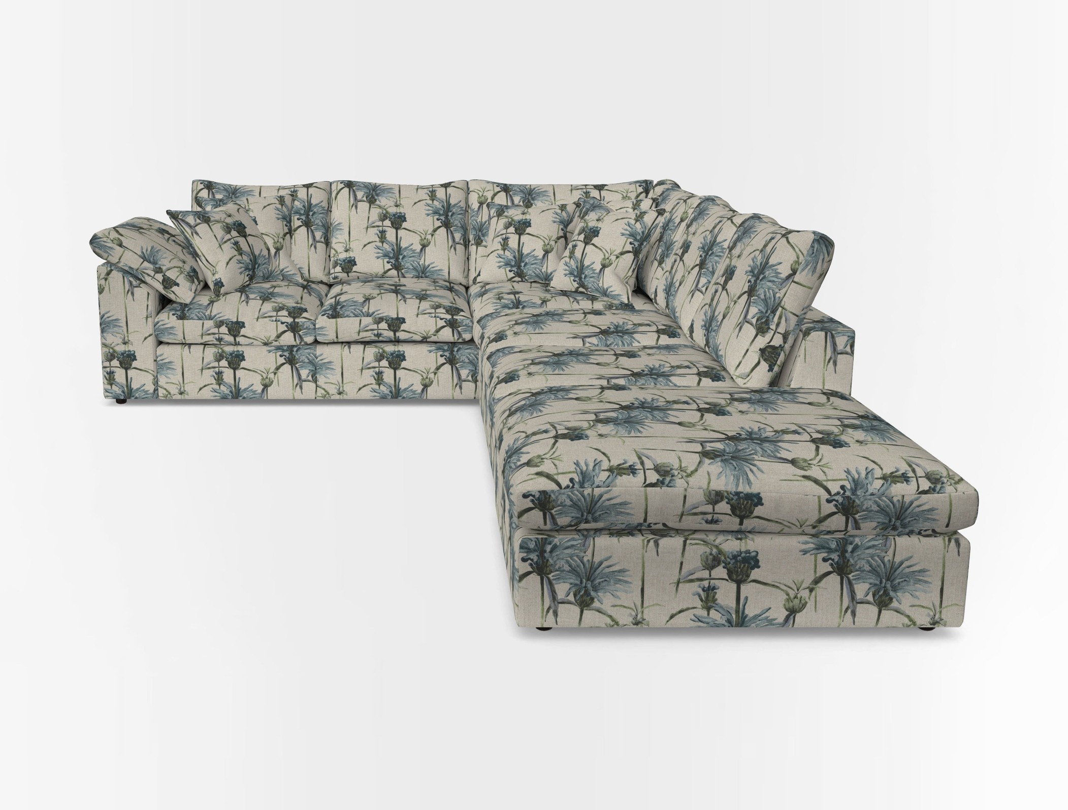Big softie sloped arm front