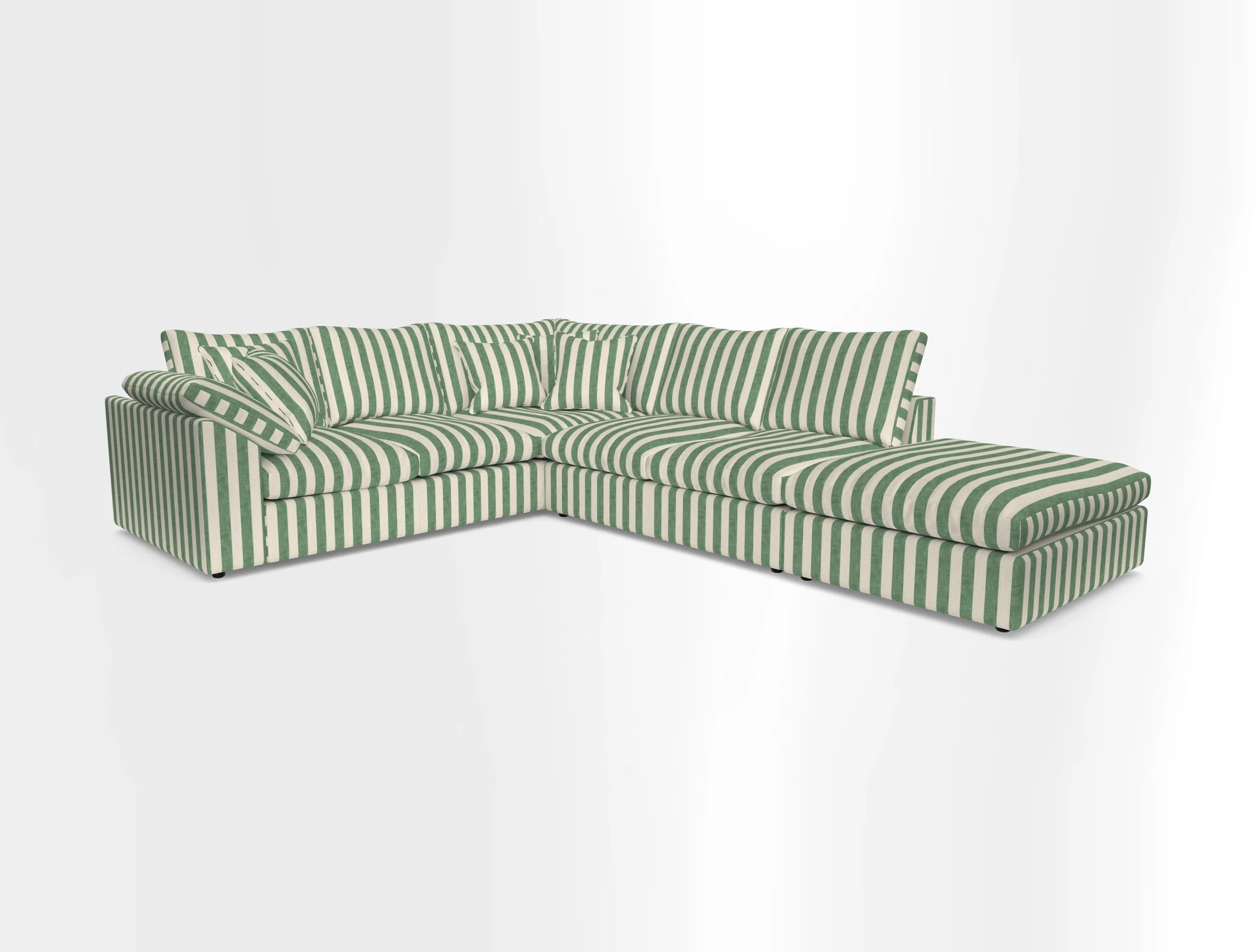 Big Softie Sloped Arm Large Corner Group LHF in Sahara Chalk