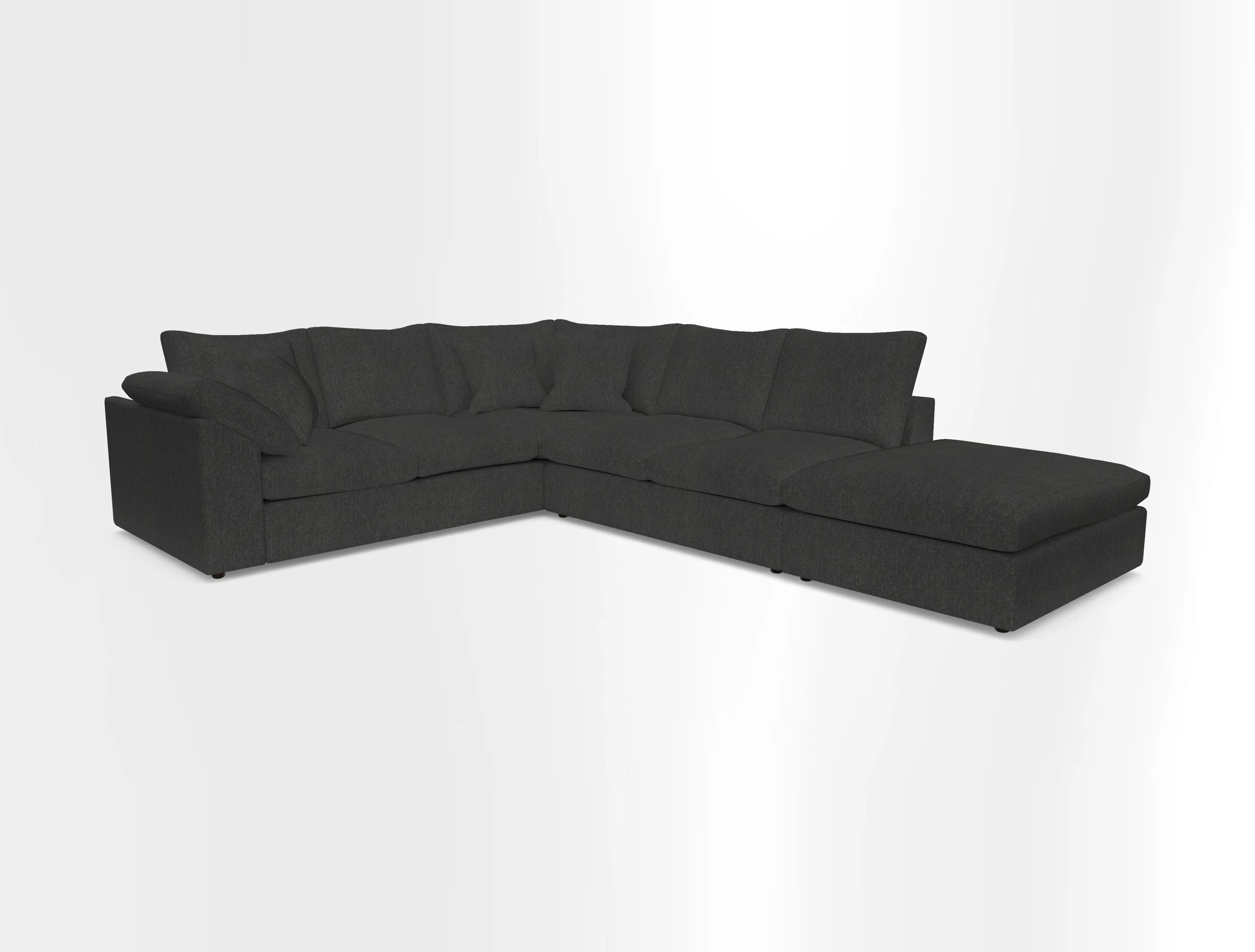 Big Softie Sloped Arm Large Corner Group LHF in Sahara Chalk