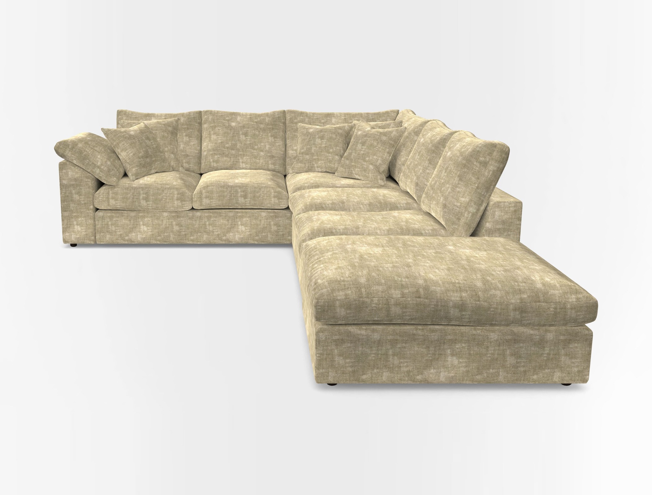 Big softie sloped arm front