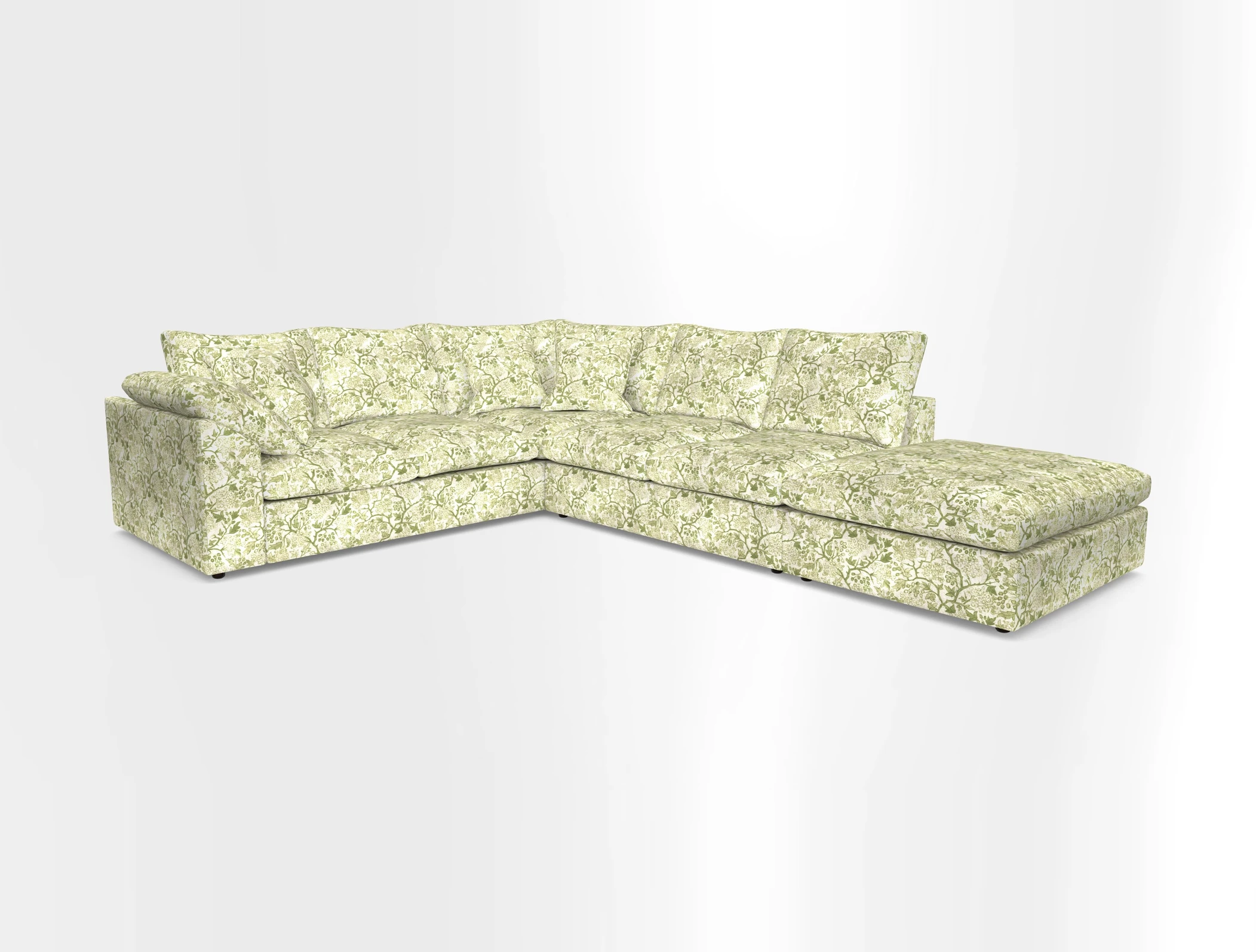 Big Softie Sloped Arm Large Corner Group LHF in Sahara Chalk