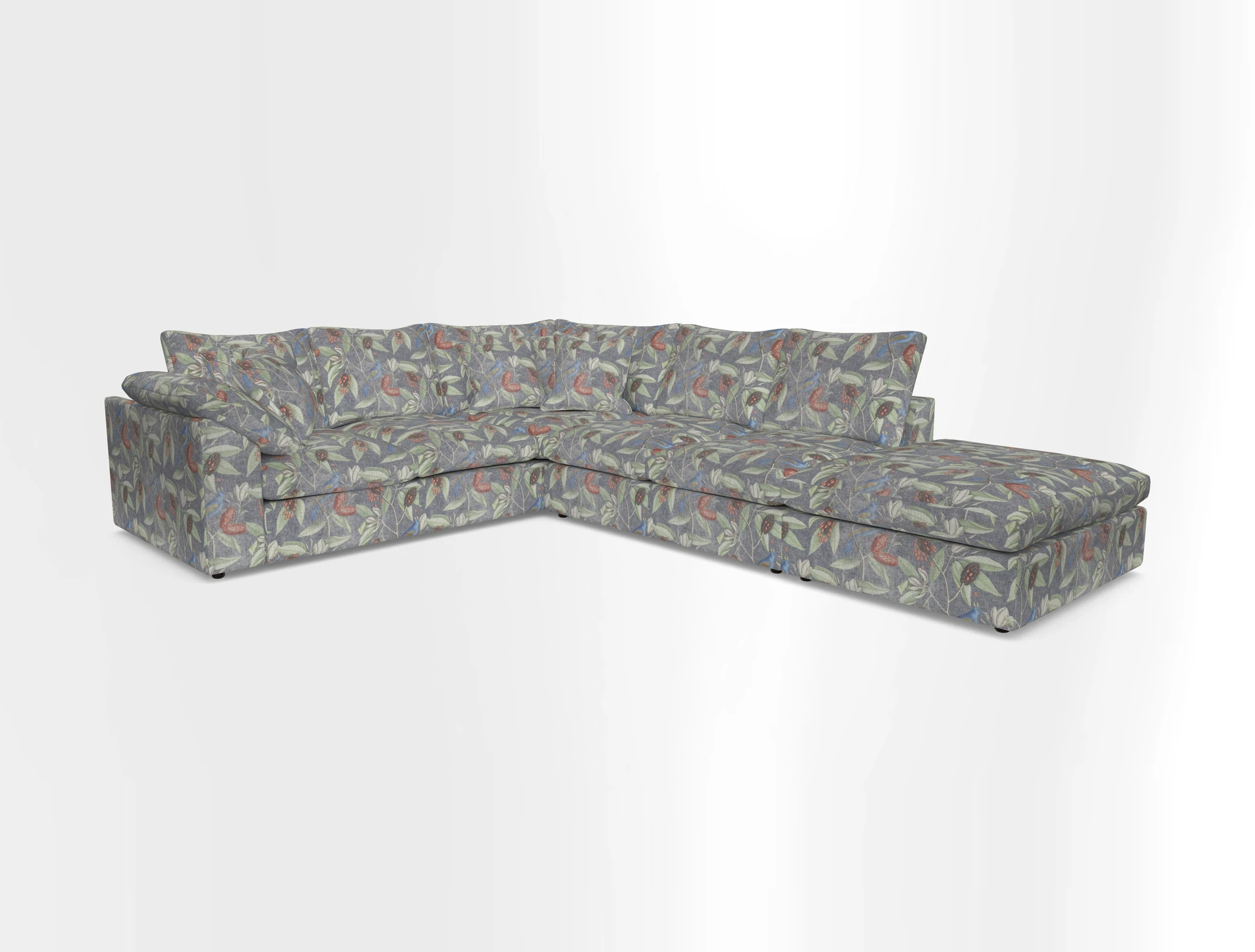 Big Softie Sloped Arm Large Corner Group LHF in Sahara Chalk