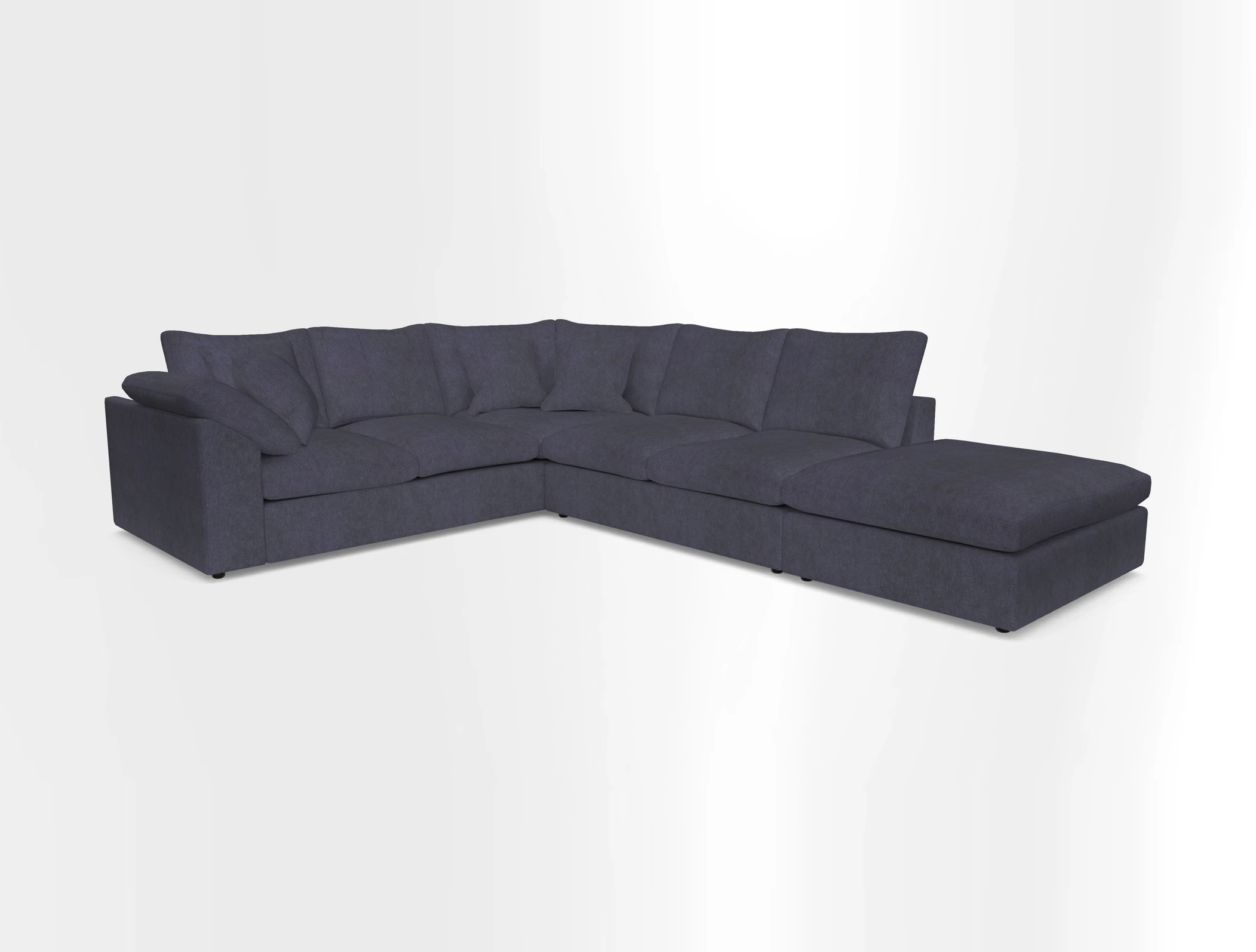 Big Softie Sloped Arm Large Corner Group LHF in Sahara Chalk