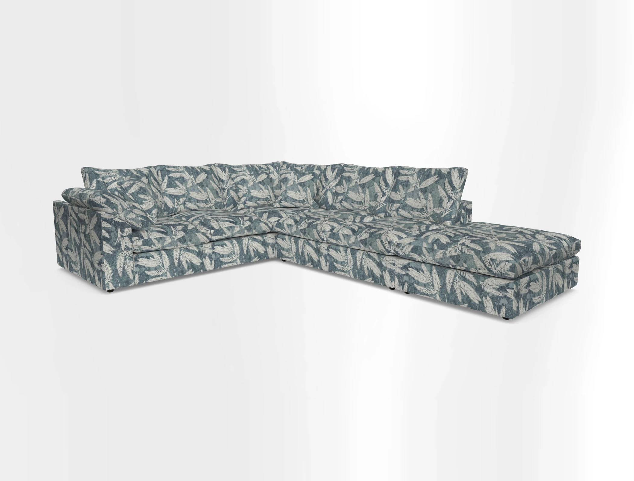 Big Softie Sloped Arm Large Corner Group LHF in Sahara Chalk
