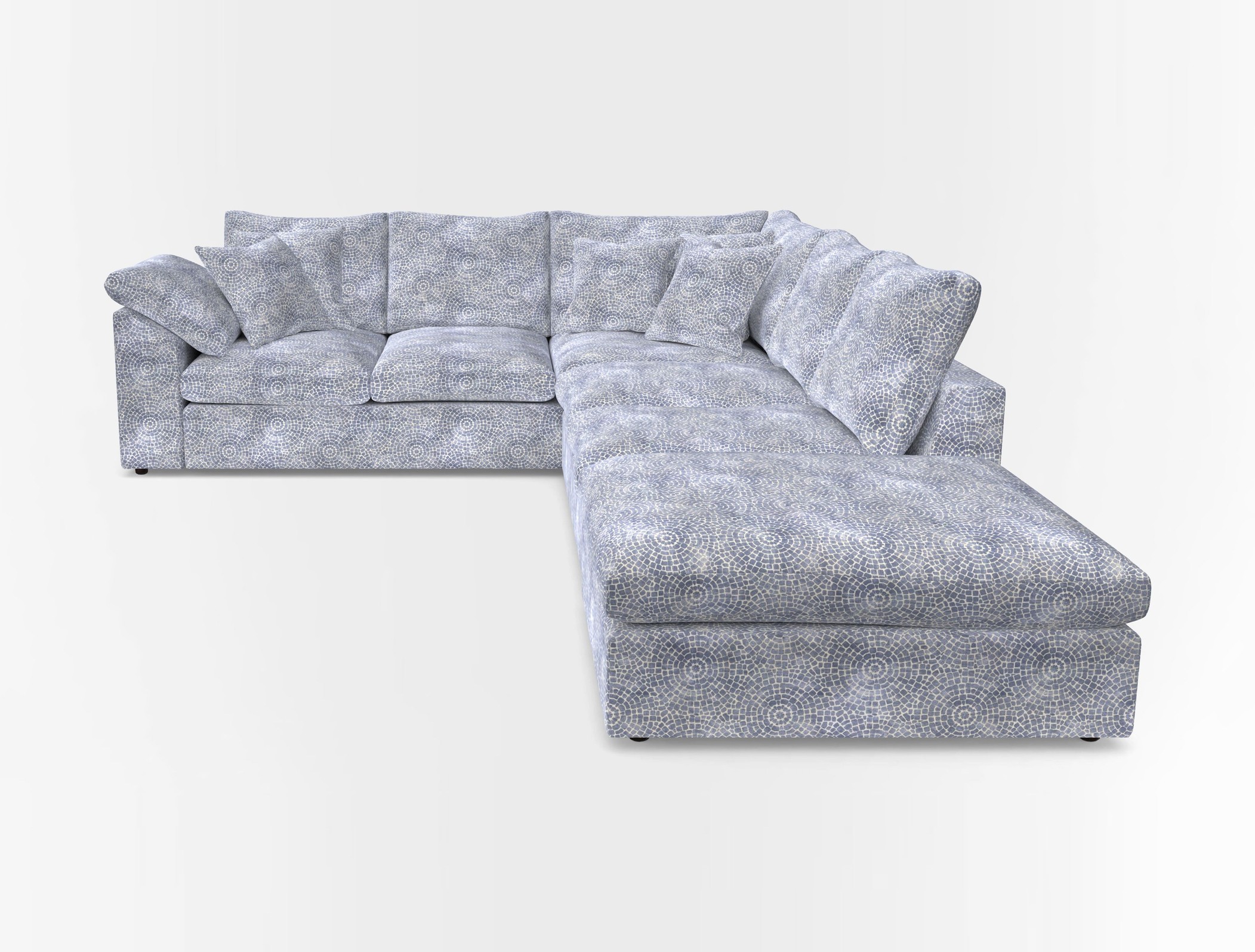 Big softie sloped arm front