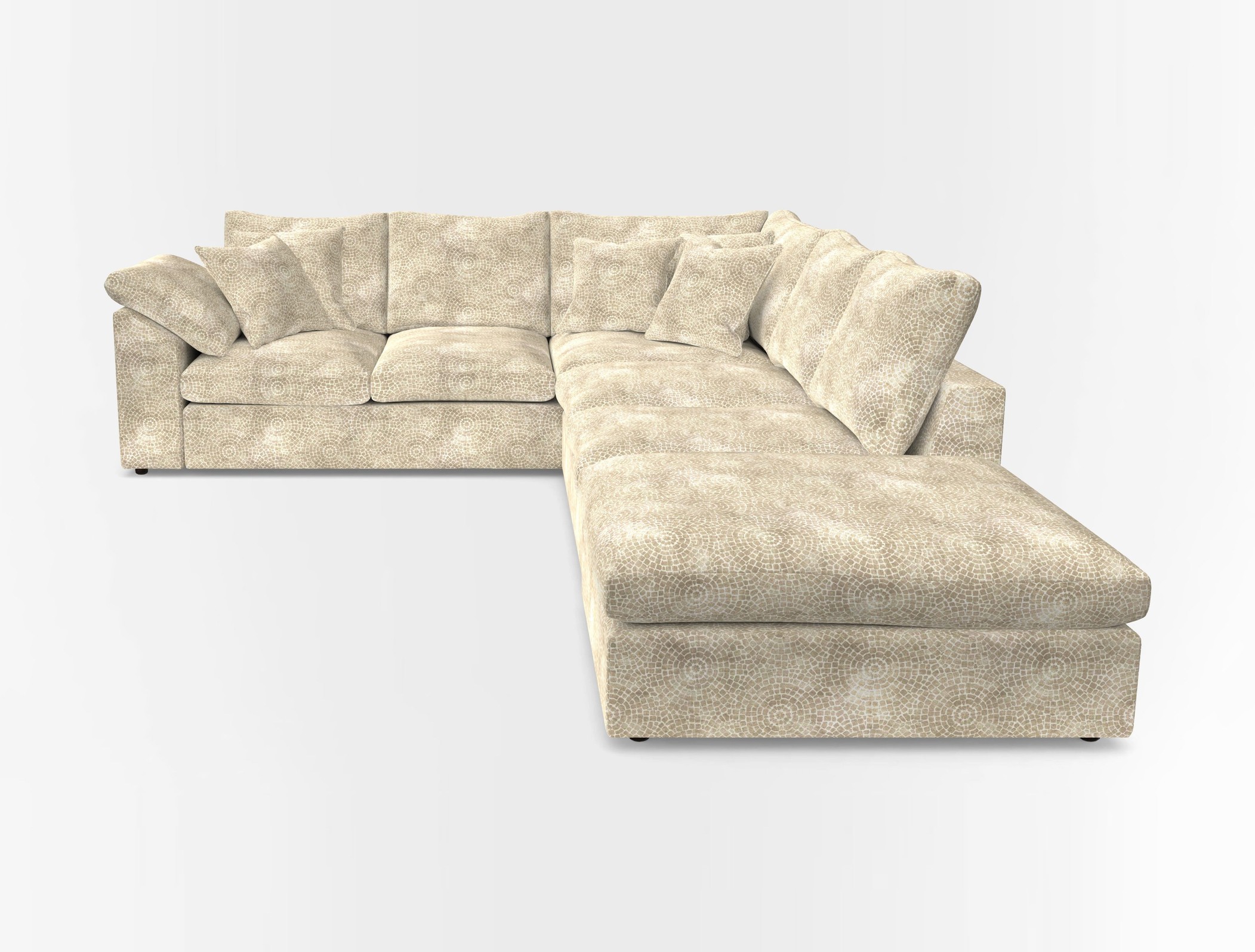 Big softie sloped arm front