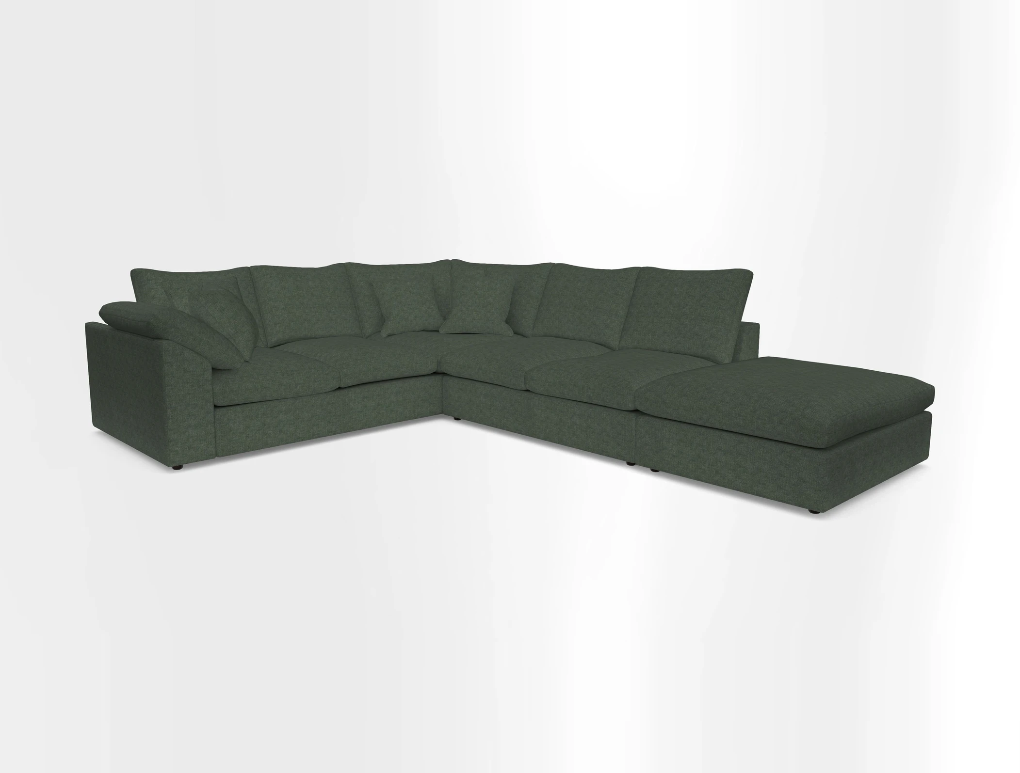 Big Softie Sloped Arm Large Corner Group LHF in Sahara Chalk