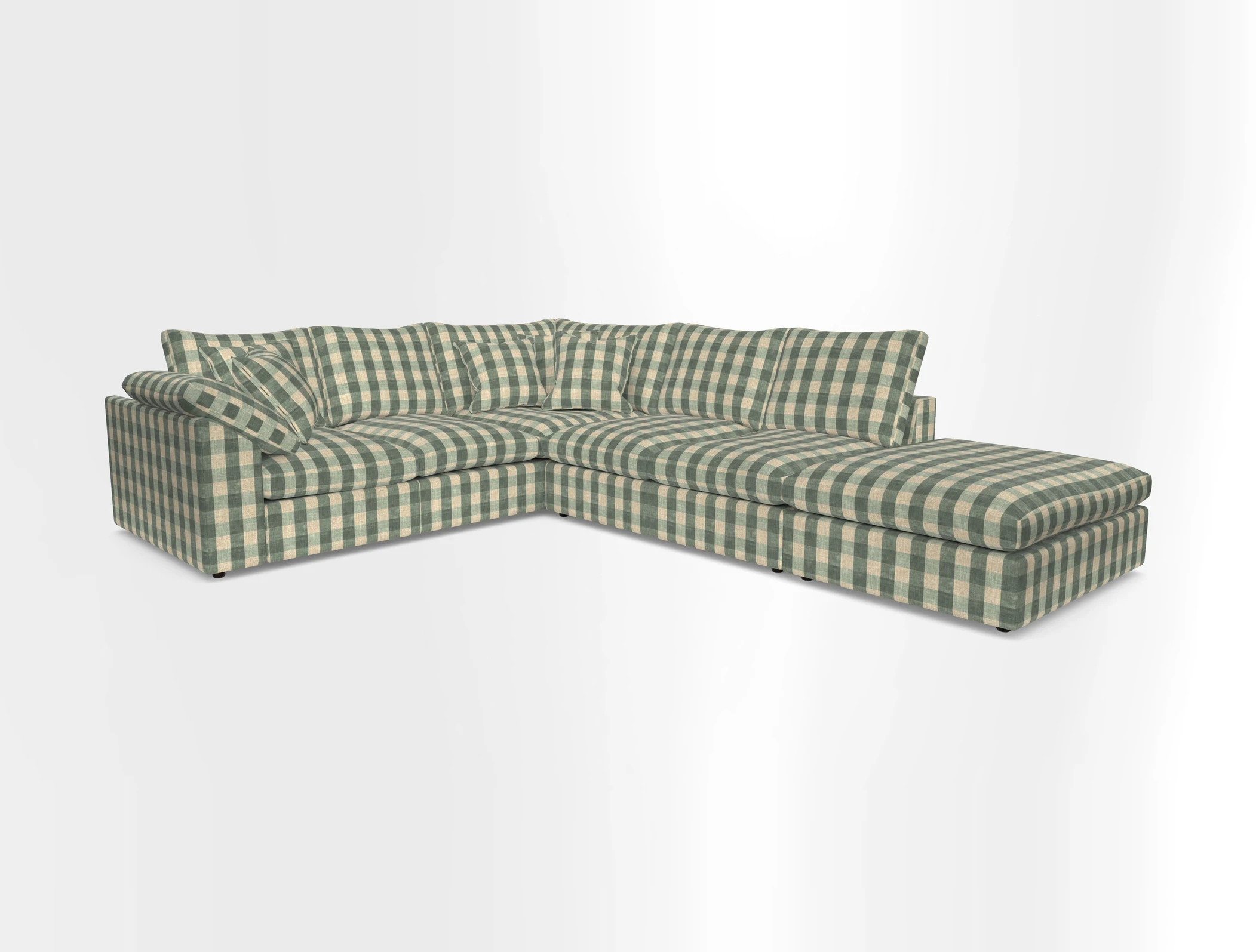 Big Softie Sloped Arm Large Corner Group LHF in Sahara Chalk