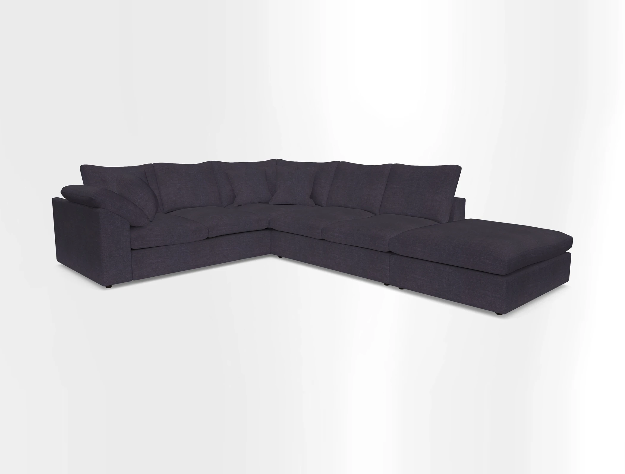 Big Softie Sloped Arm Large Corner Group LHF in Sahara Chalk