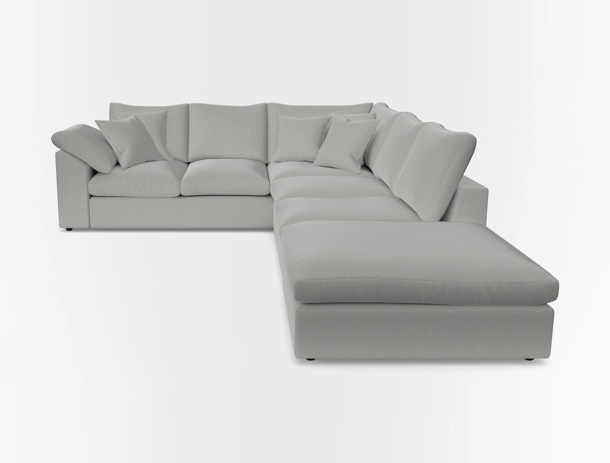 Big softie sloped arm front