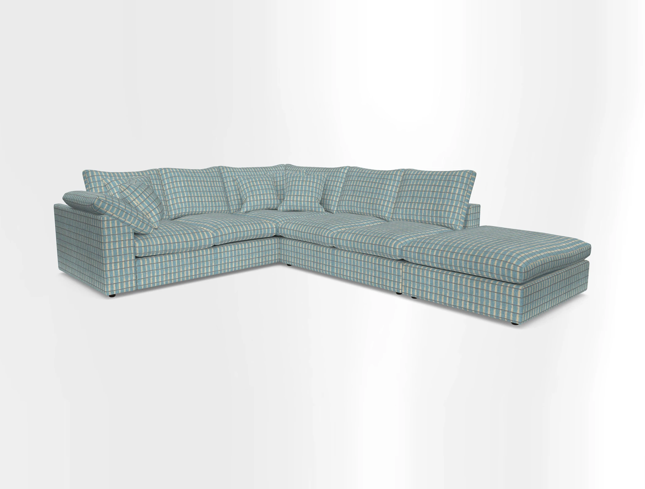 Big Softie Sloped Arm Large Corner Group LHF in Sahara Chalk