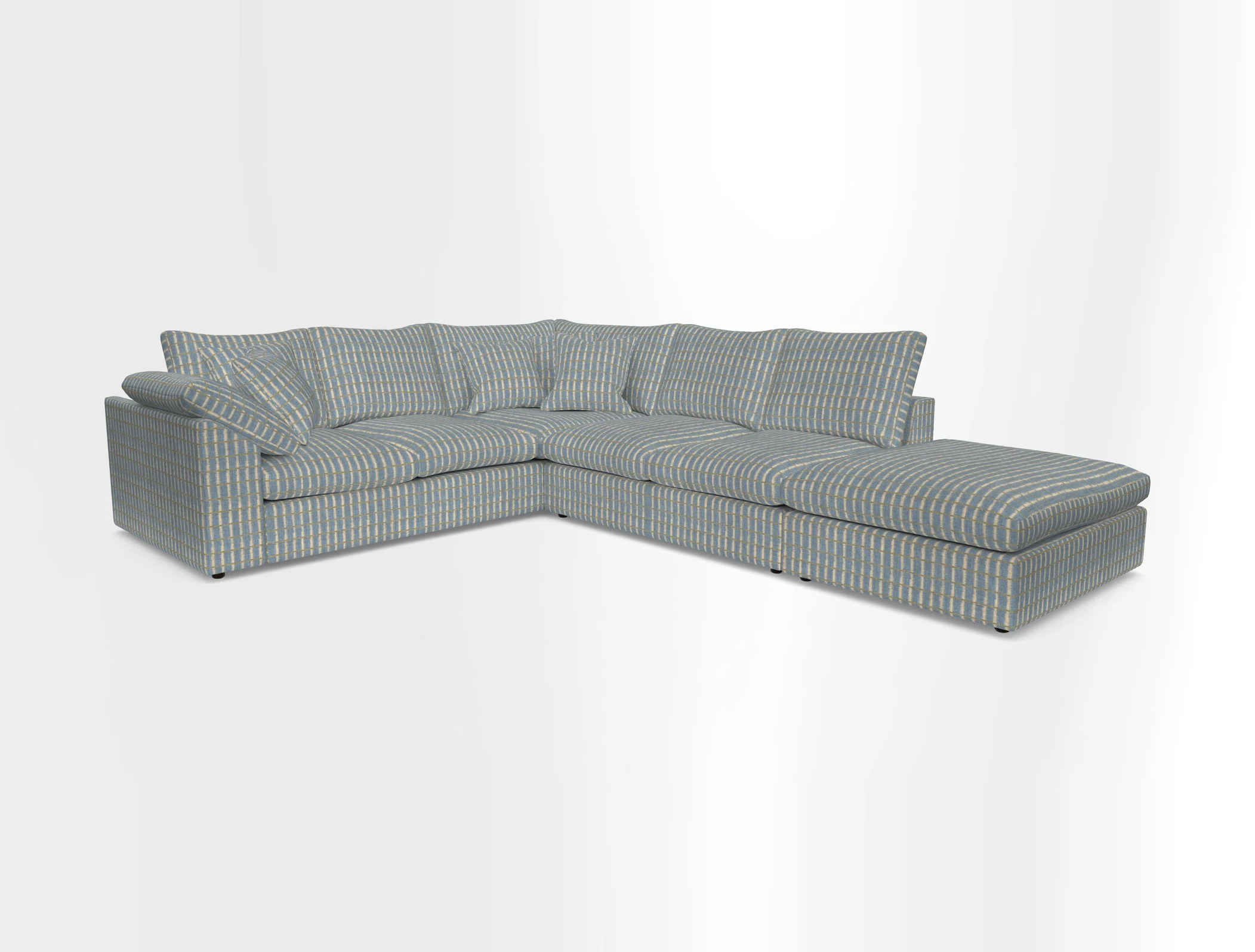 Big Softie Sloped Arm Large Corner Group LHF in Sahara Chalk