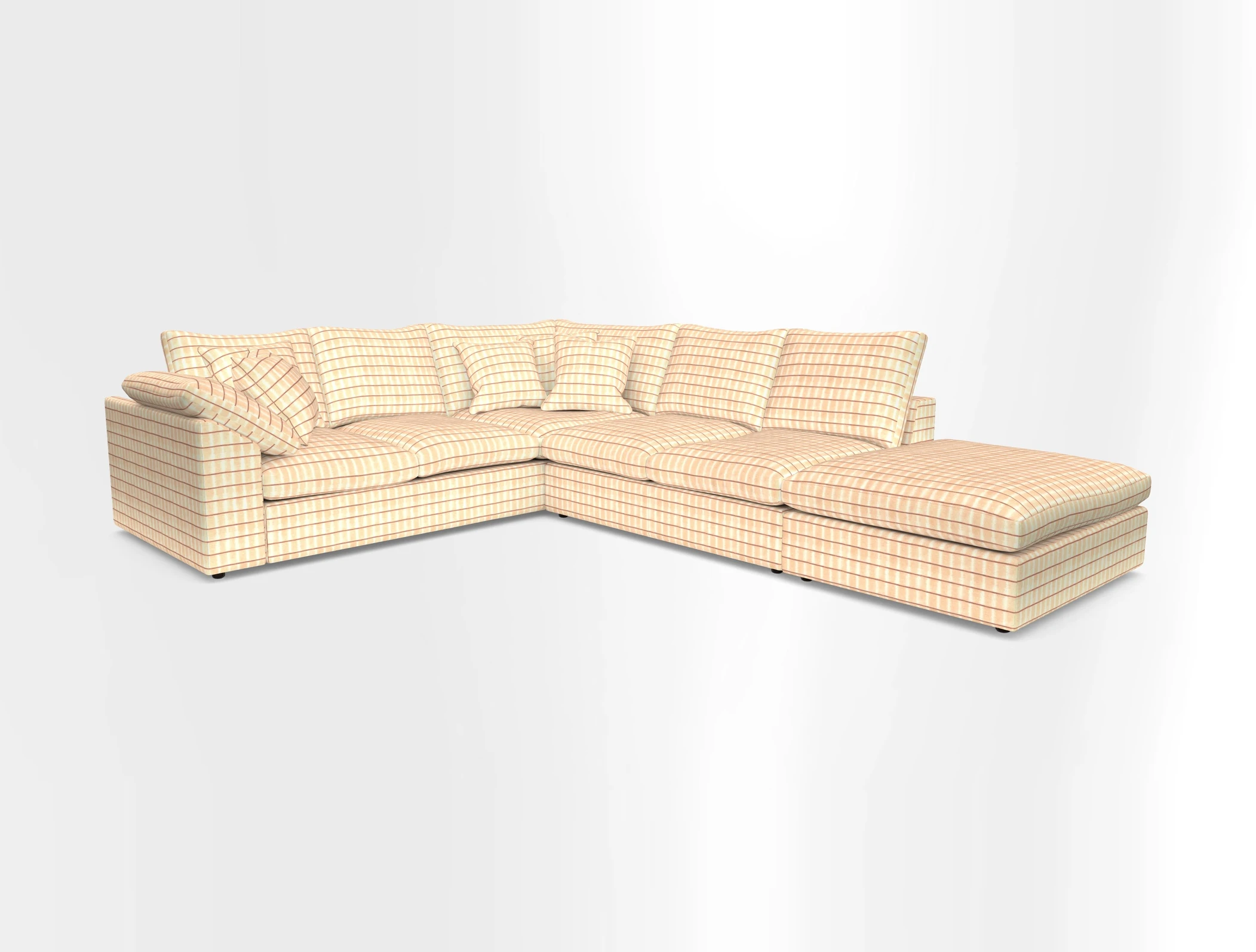 Big Softie Sloped Arm Large Corner Group LHF in Sahara Chalk