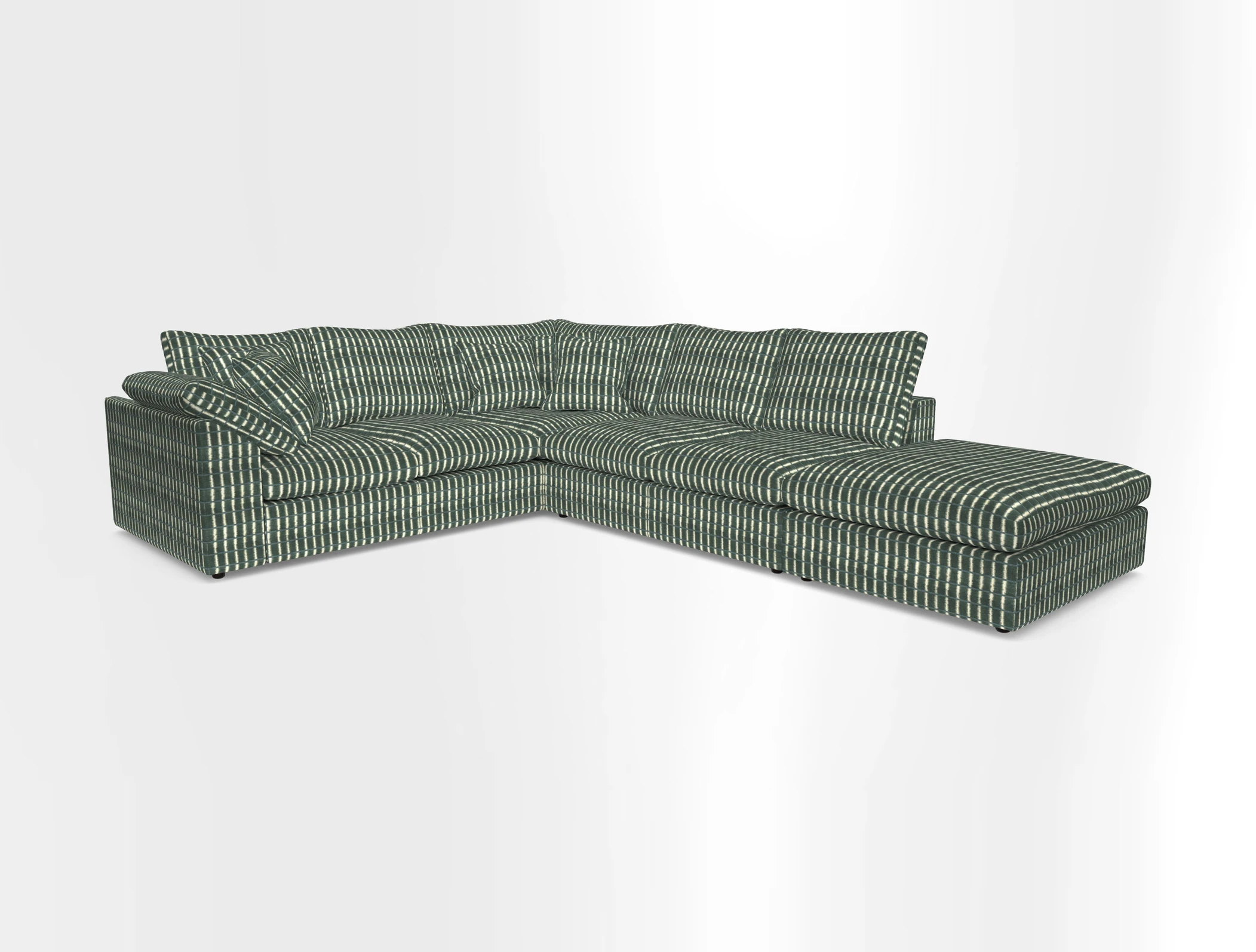 Big Softie Sloped Arm Large Corner Group LHF in Sahara Chalk