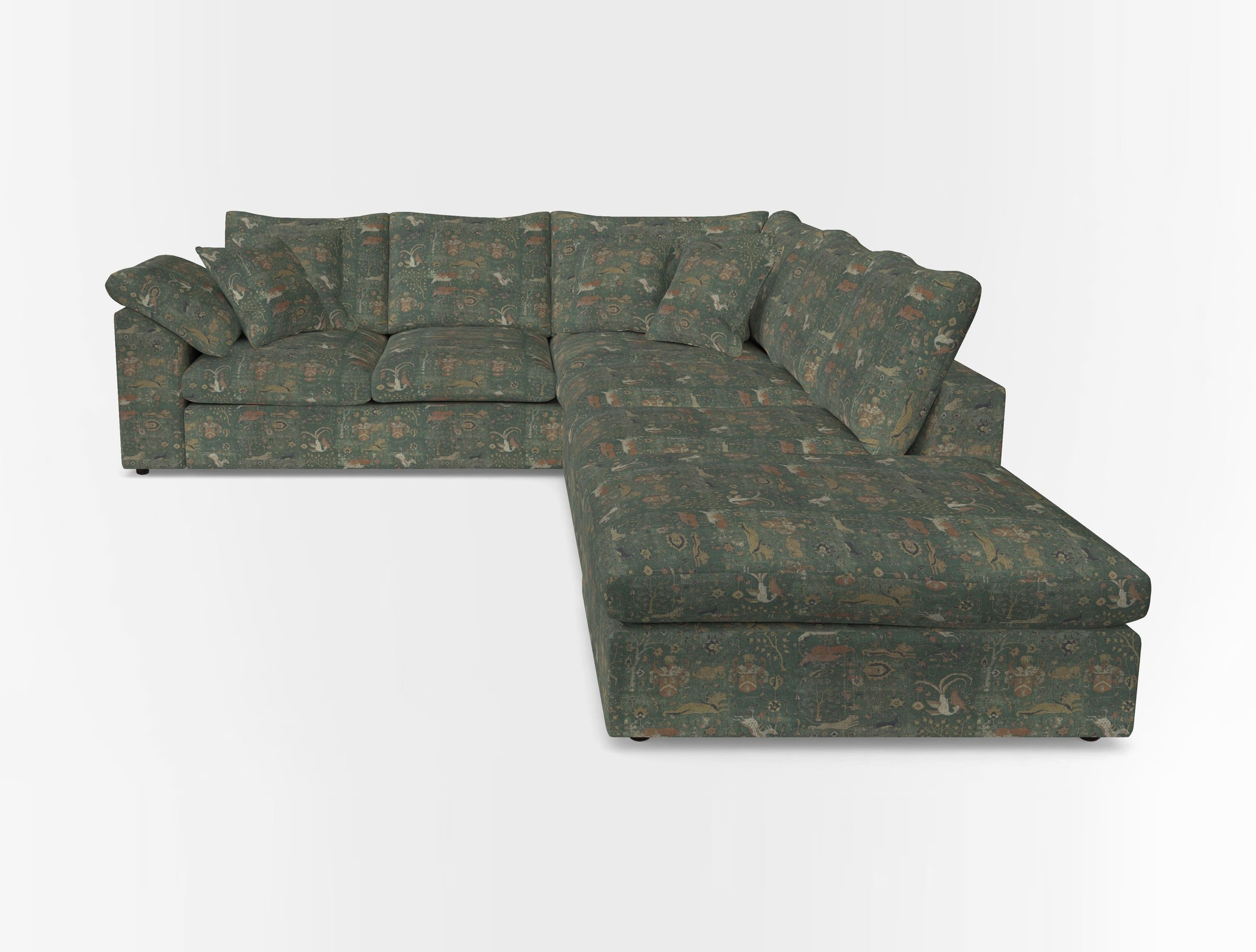 Big softie sloped arm front