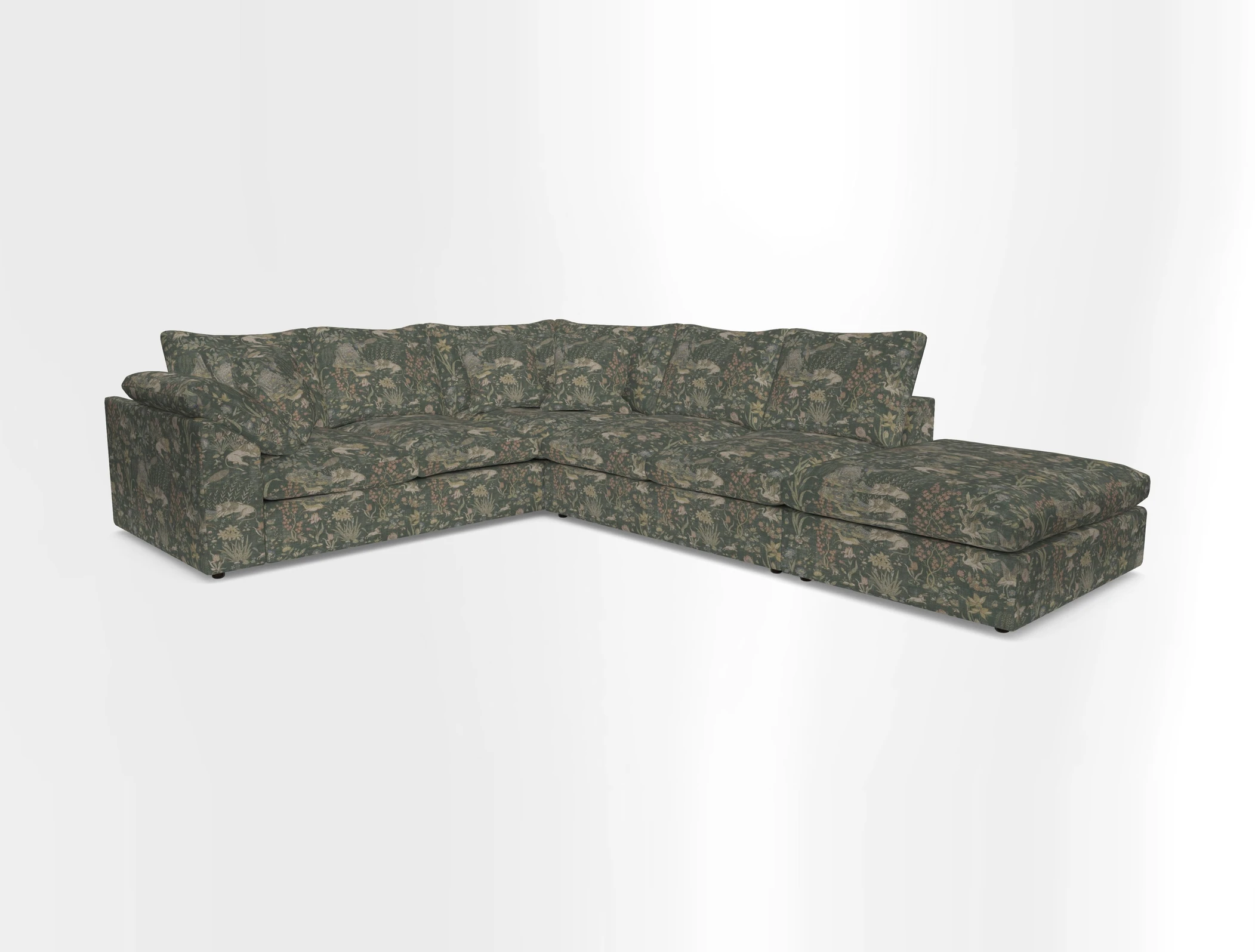 Big Softie Sloped Arm Large Corner Group LHF in Sahara Chalk
