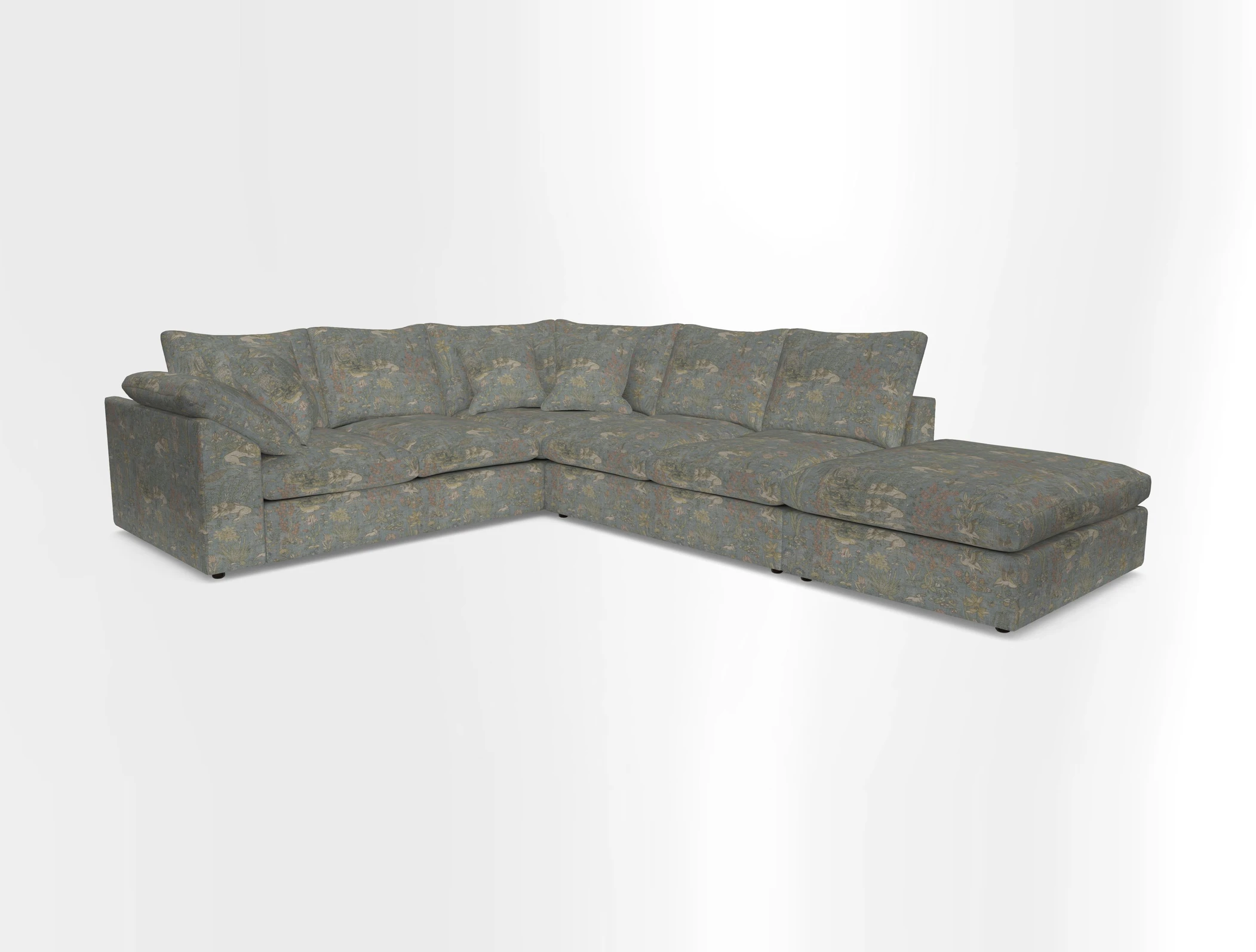 Big Softie Sloped Arm Large Corner Group LHF in Sahara Chalk