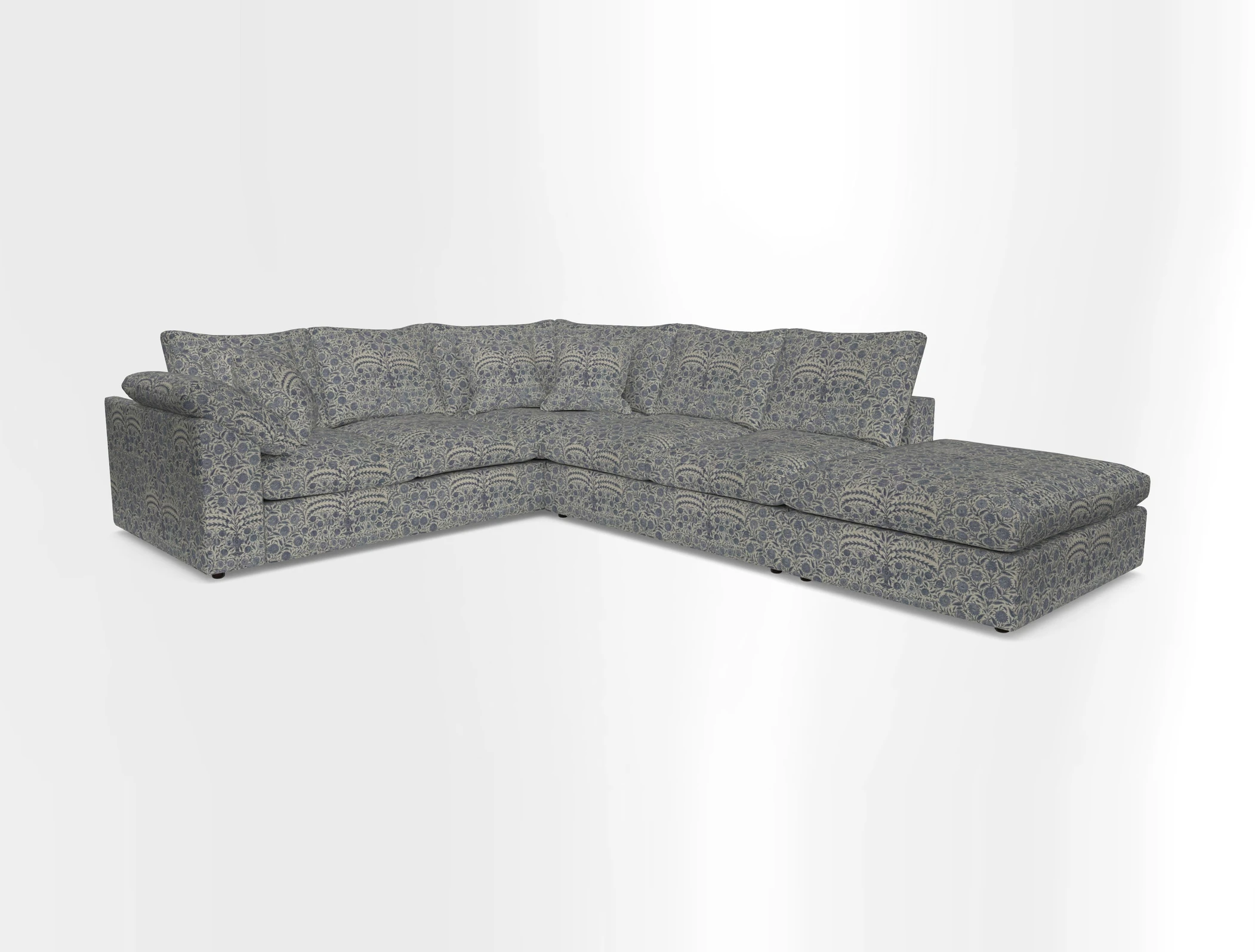 Big Softie Sloped Arm Large Corner Group LHF in Sahara Chalk