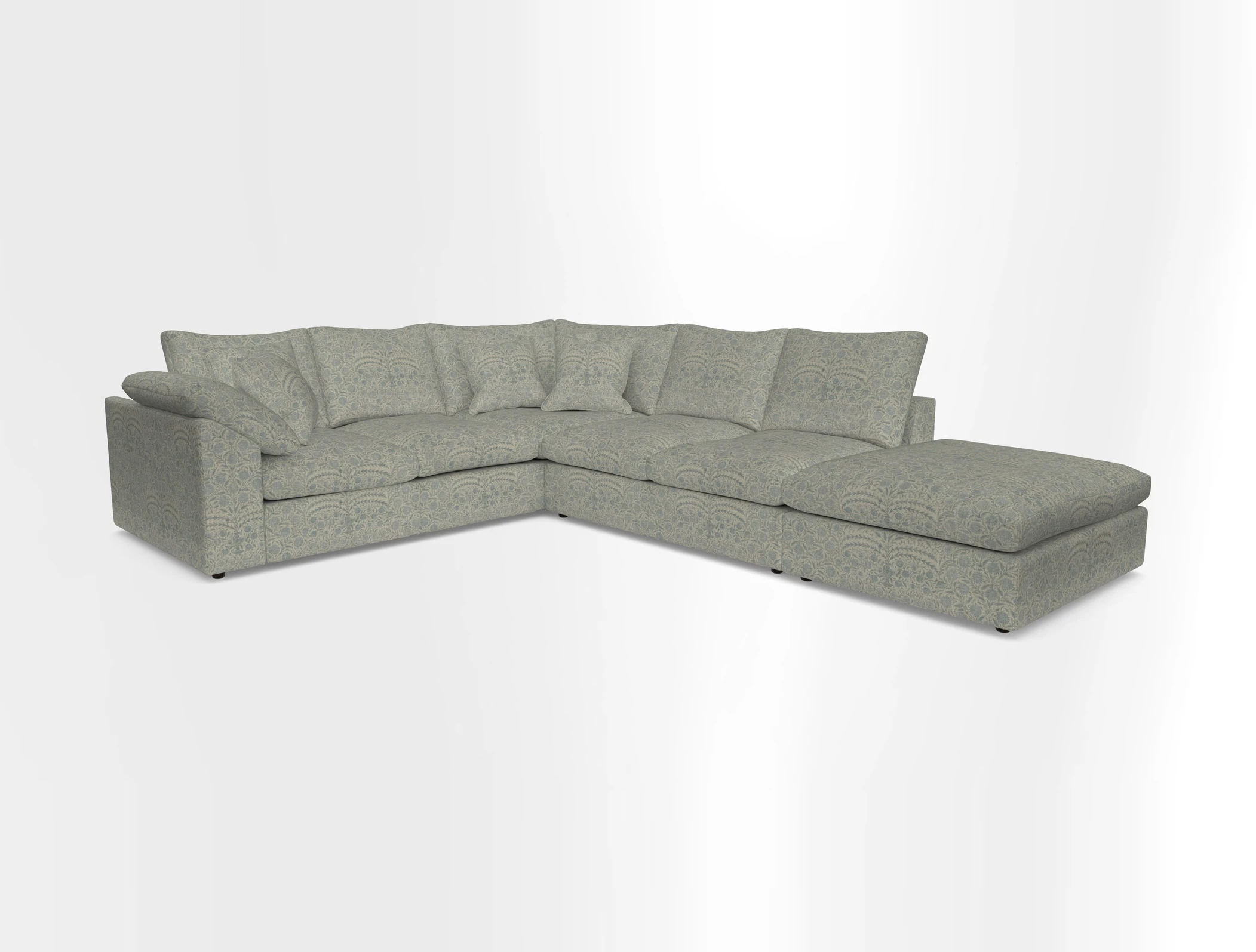 Big Softie Sloped Arm Large Corner Group LHF in Sahara Chalk