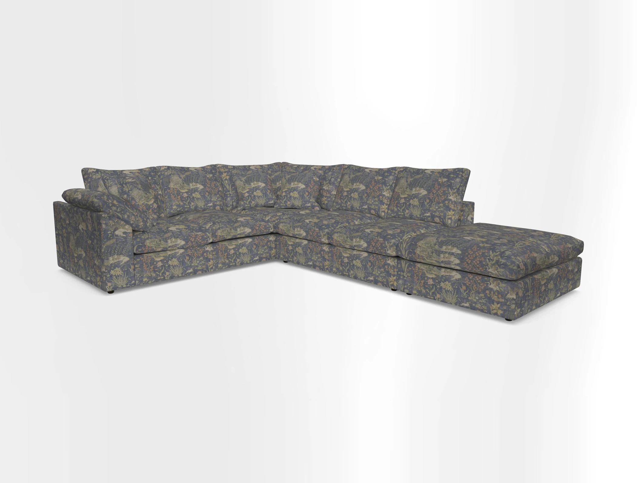 Big Softie Sloped Arm Large Corner Group LHF in Sahara Chalk