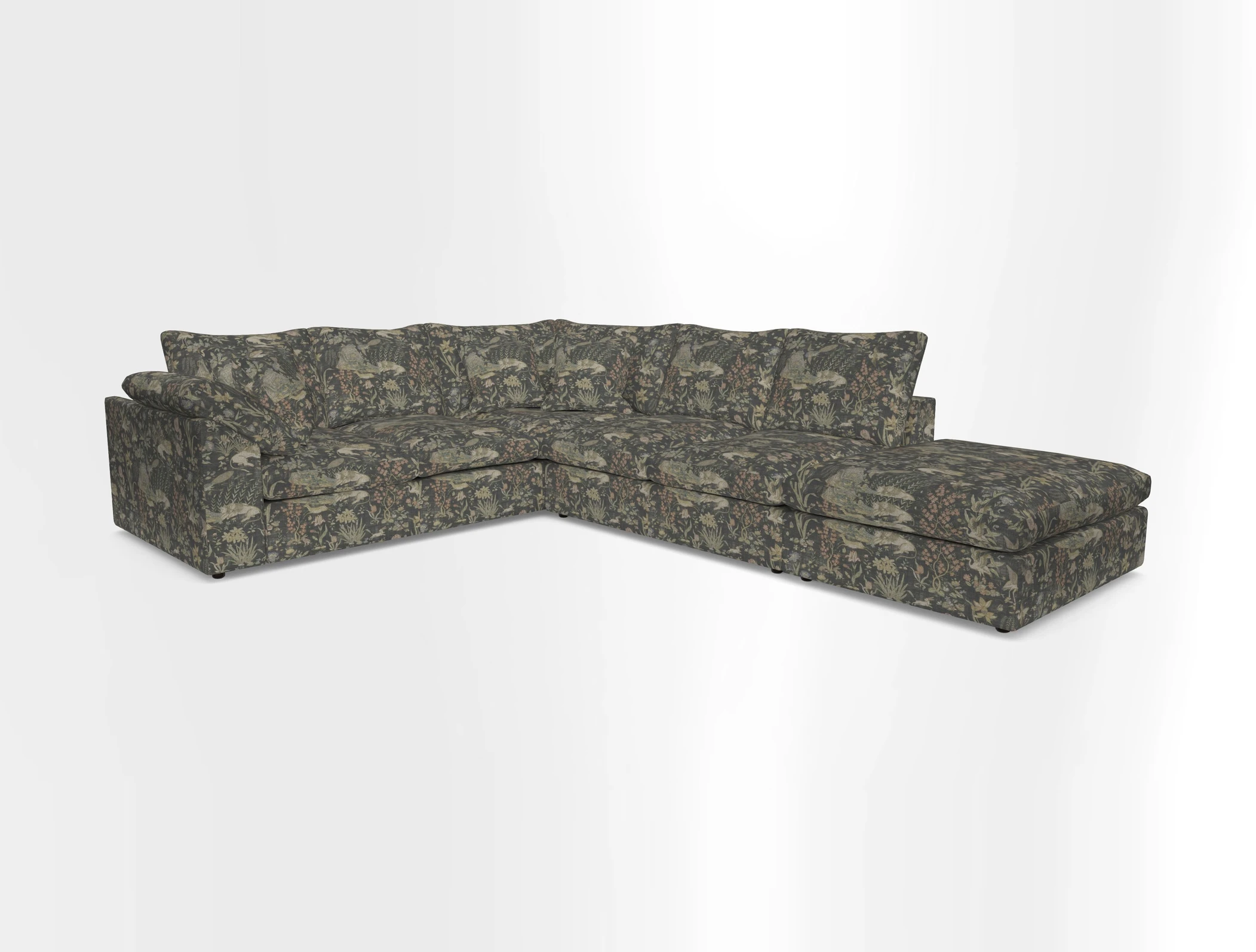 Big Softie Sloped Arm Large Corner Group LHF in Sahara Chalk