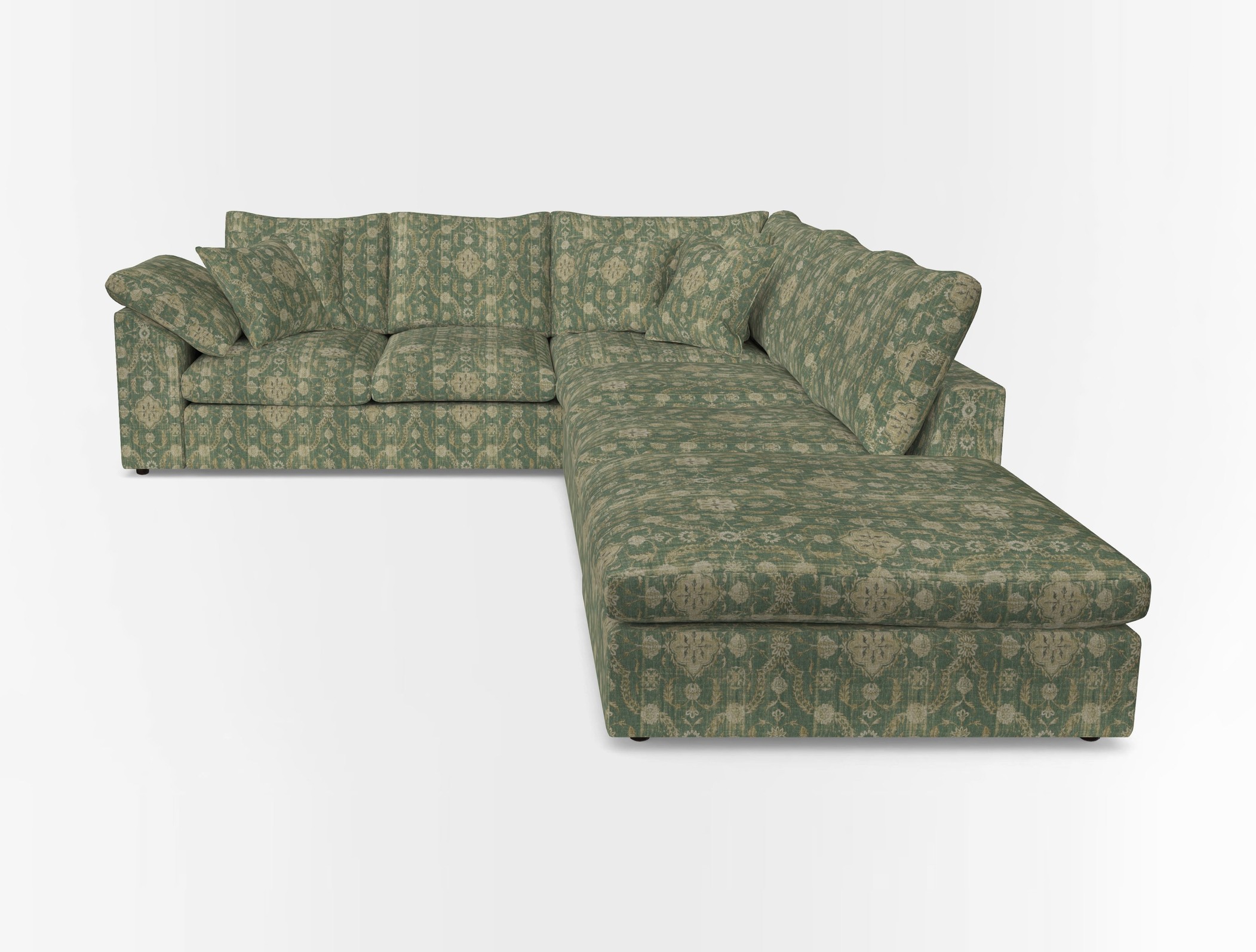 Big softie sloped arm front