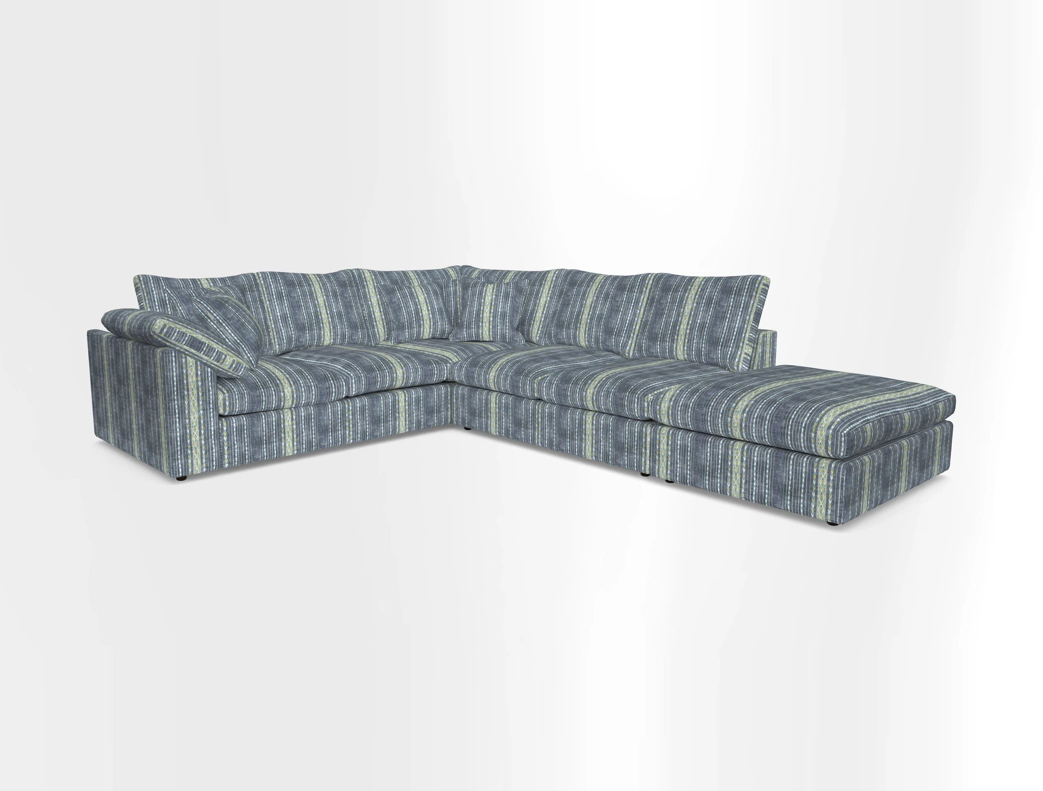 Big Softie Sloped Arm Large Corner Group LHF in Sahara Chalk