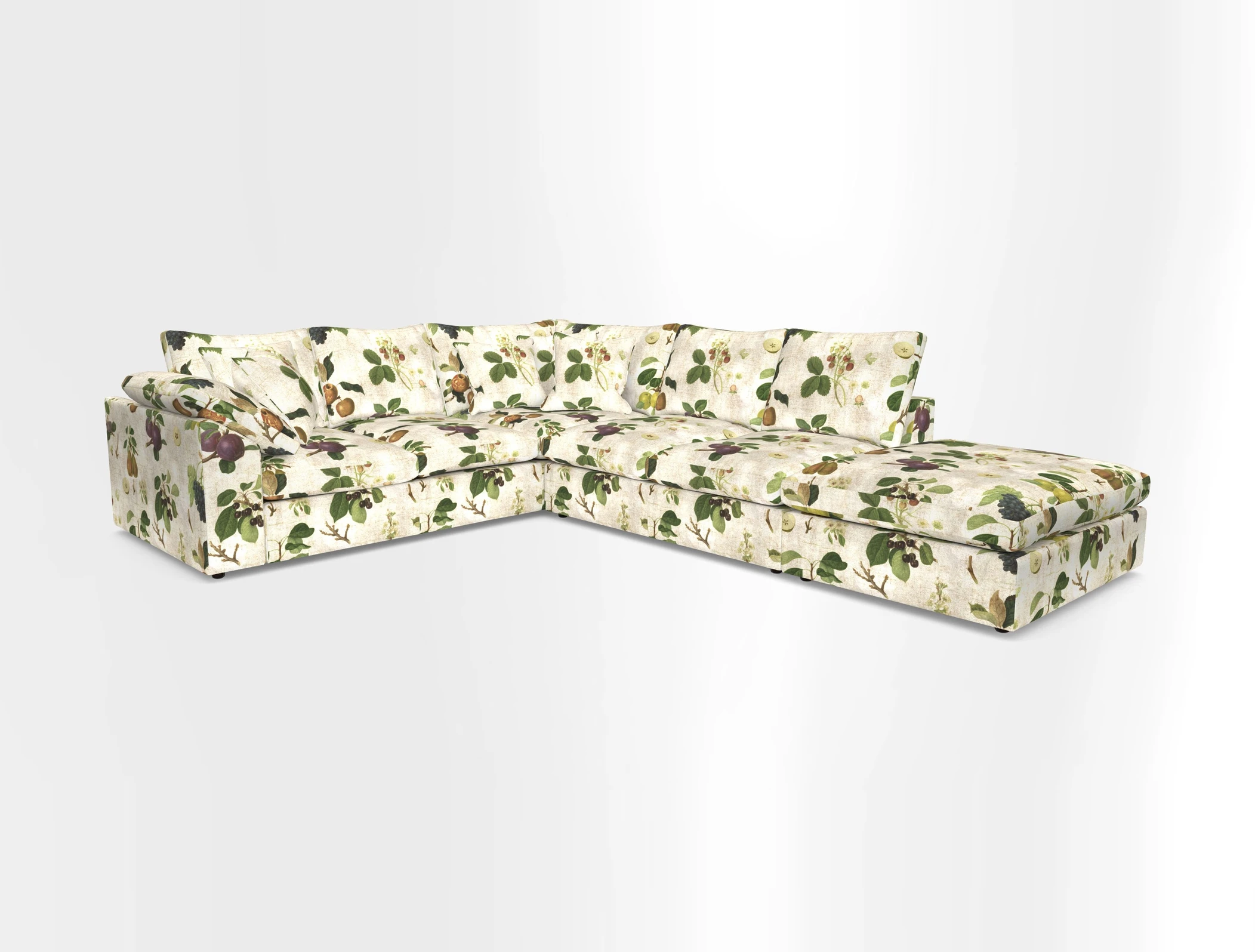 Big Softie Sloped Arm Large Corner Group LHF in Sahara Chalk