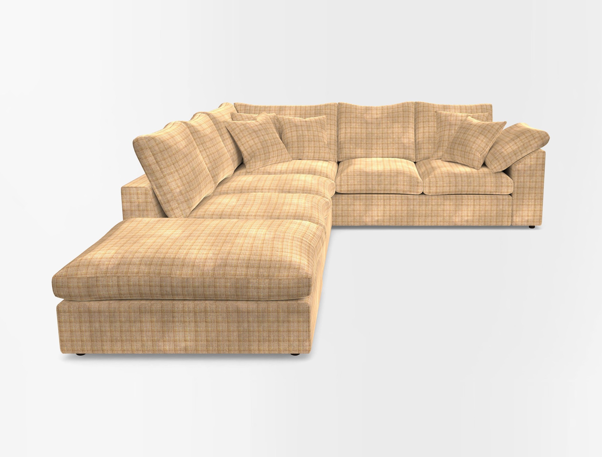 Big softie sloped arm front