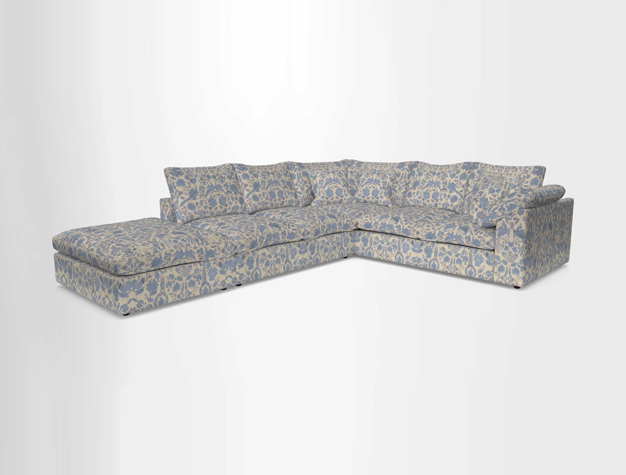 Big Softie Sloped Arm Large Corner Group RHF in Sahara Chalk