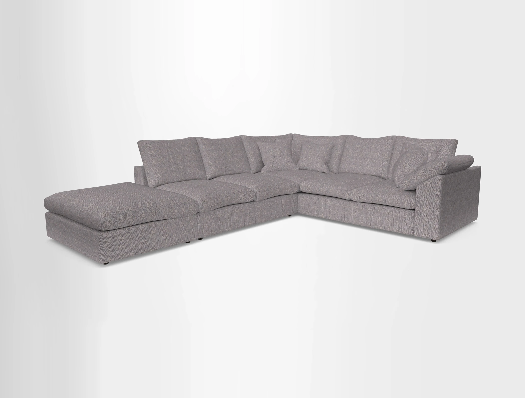 Big Softie Sloped Arm Large Corner Group RHF in Sahara Chalk