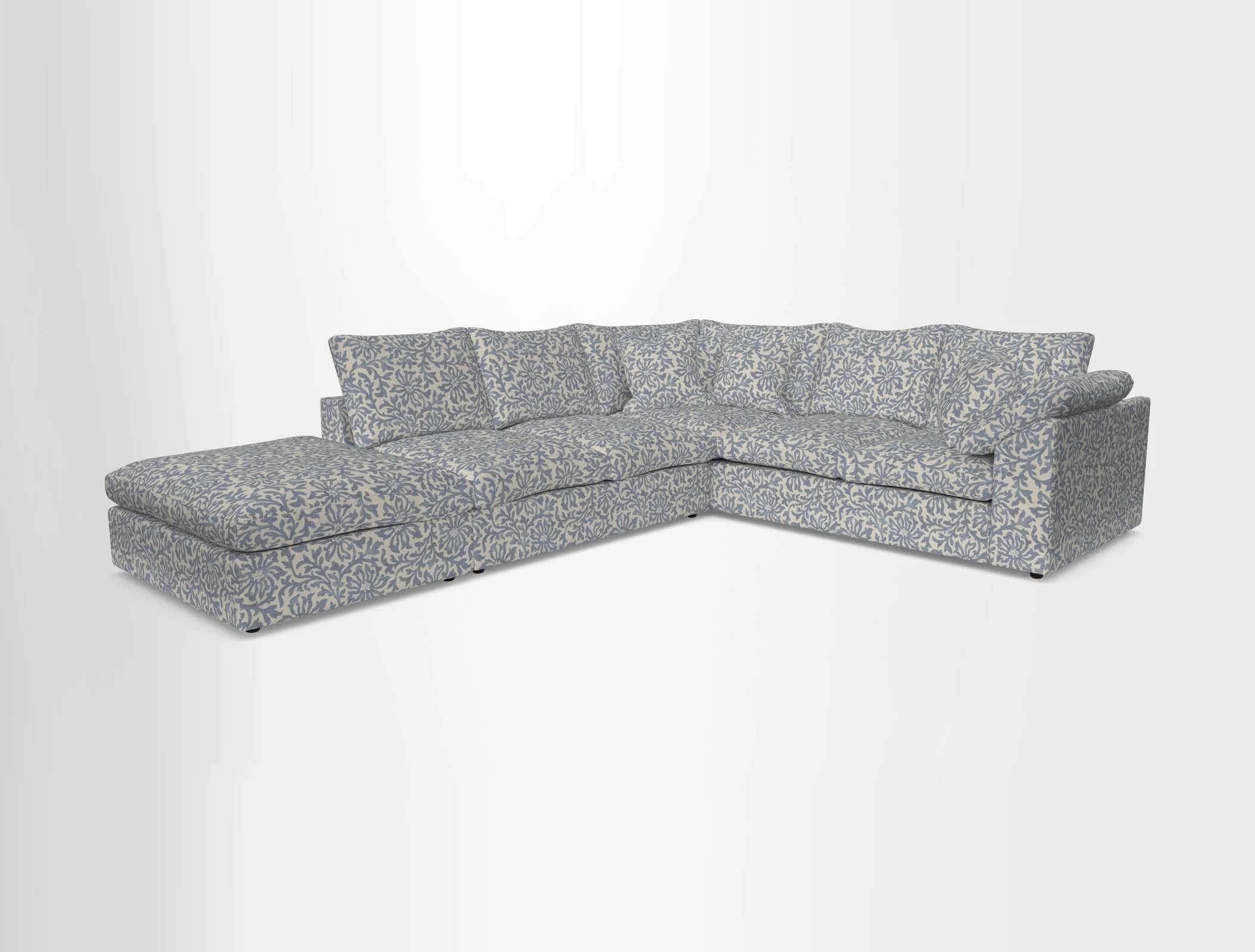 Big Softie Sloped Arm Large Corner Group RHF in Sahara Chalk