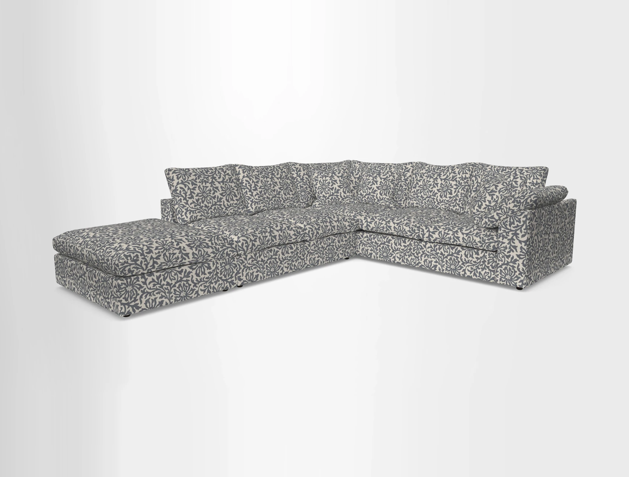 Big Softie Sloped Arm Large Corner Group RHF in Sahara Chalk