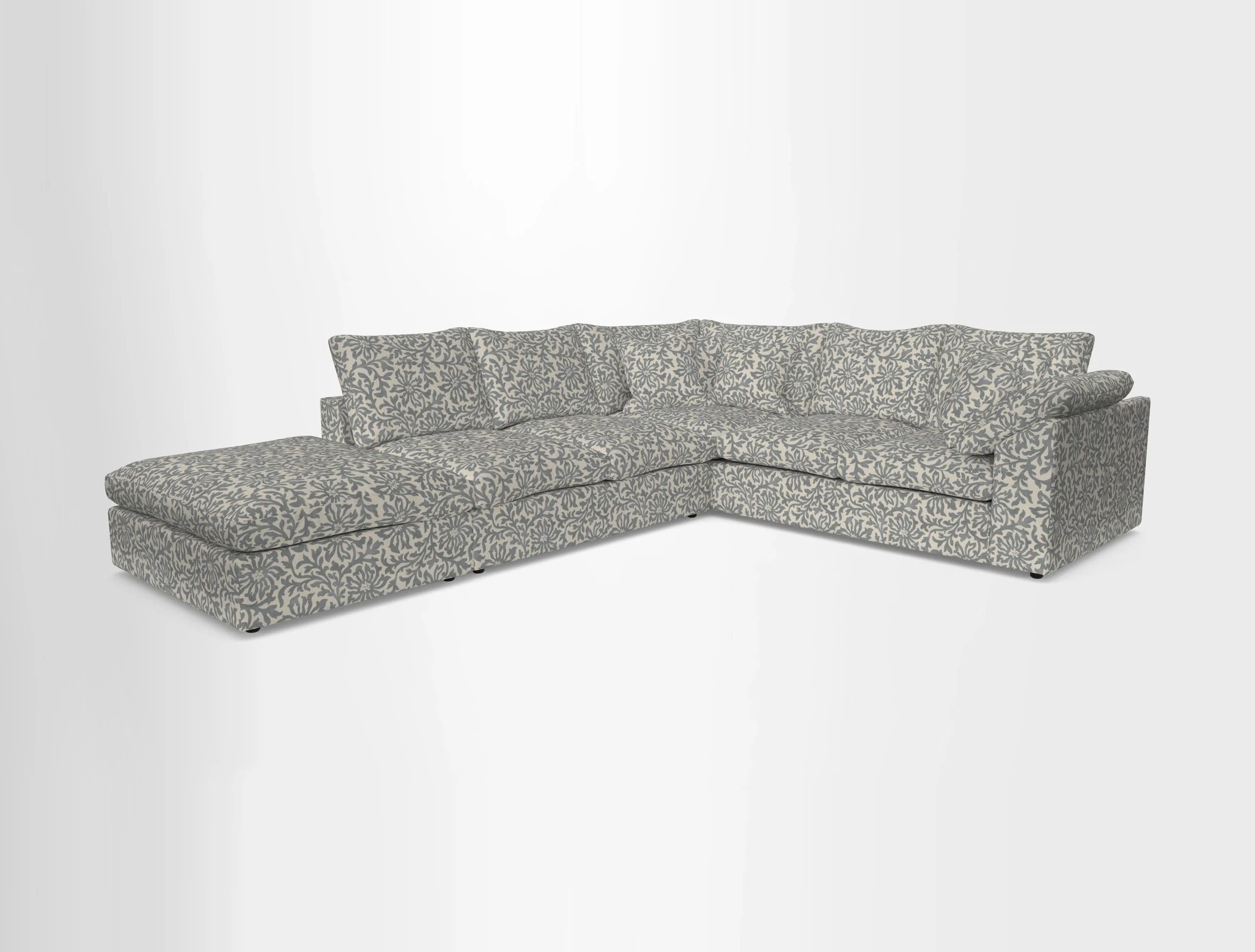 Big Softie Sloped Arm Large Corner Group RHF in Sahara Chalk