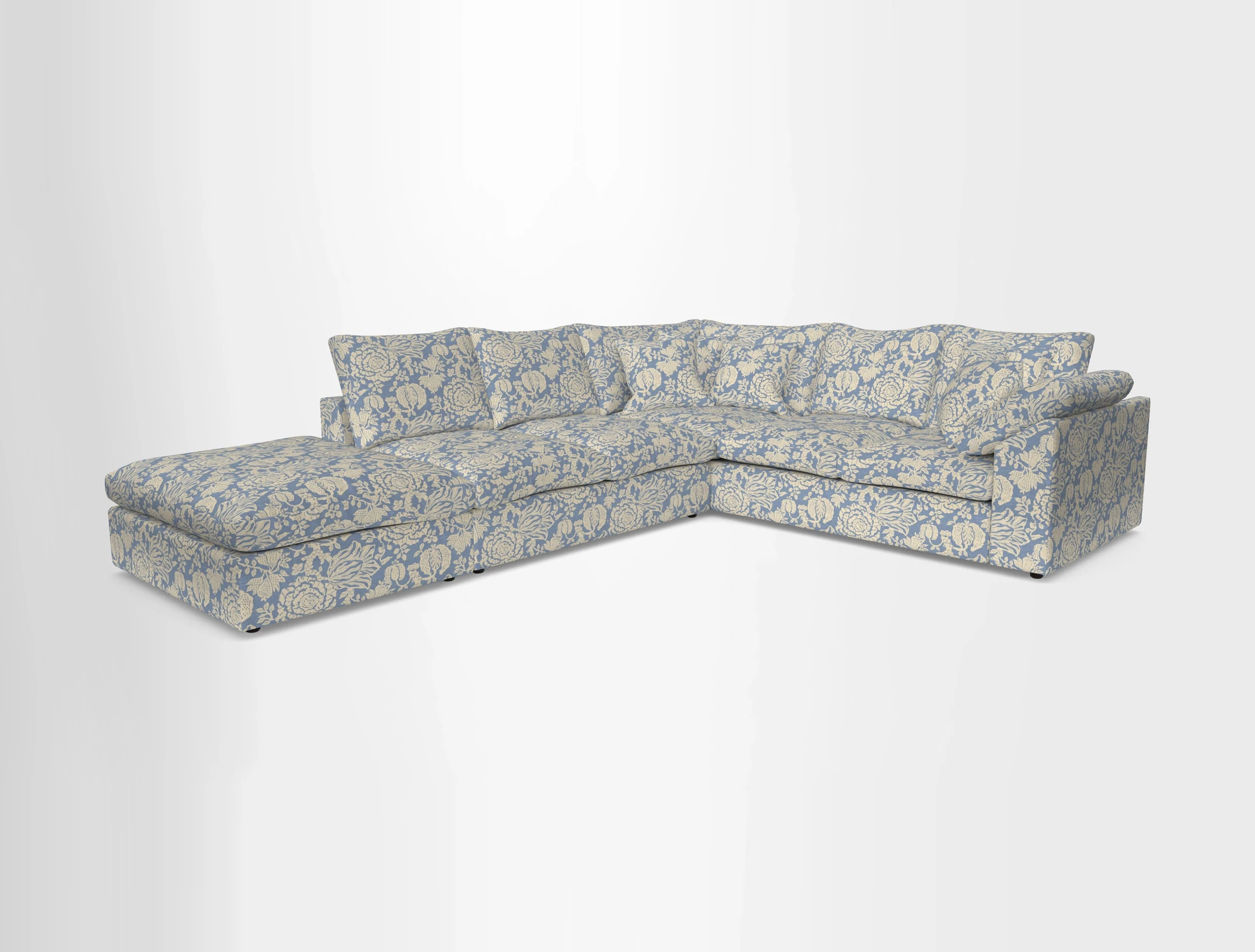 Big Softie Sloped Arm Large Corner Group RHF in Sahara Chalk