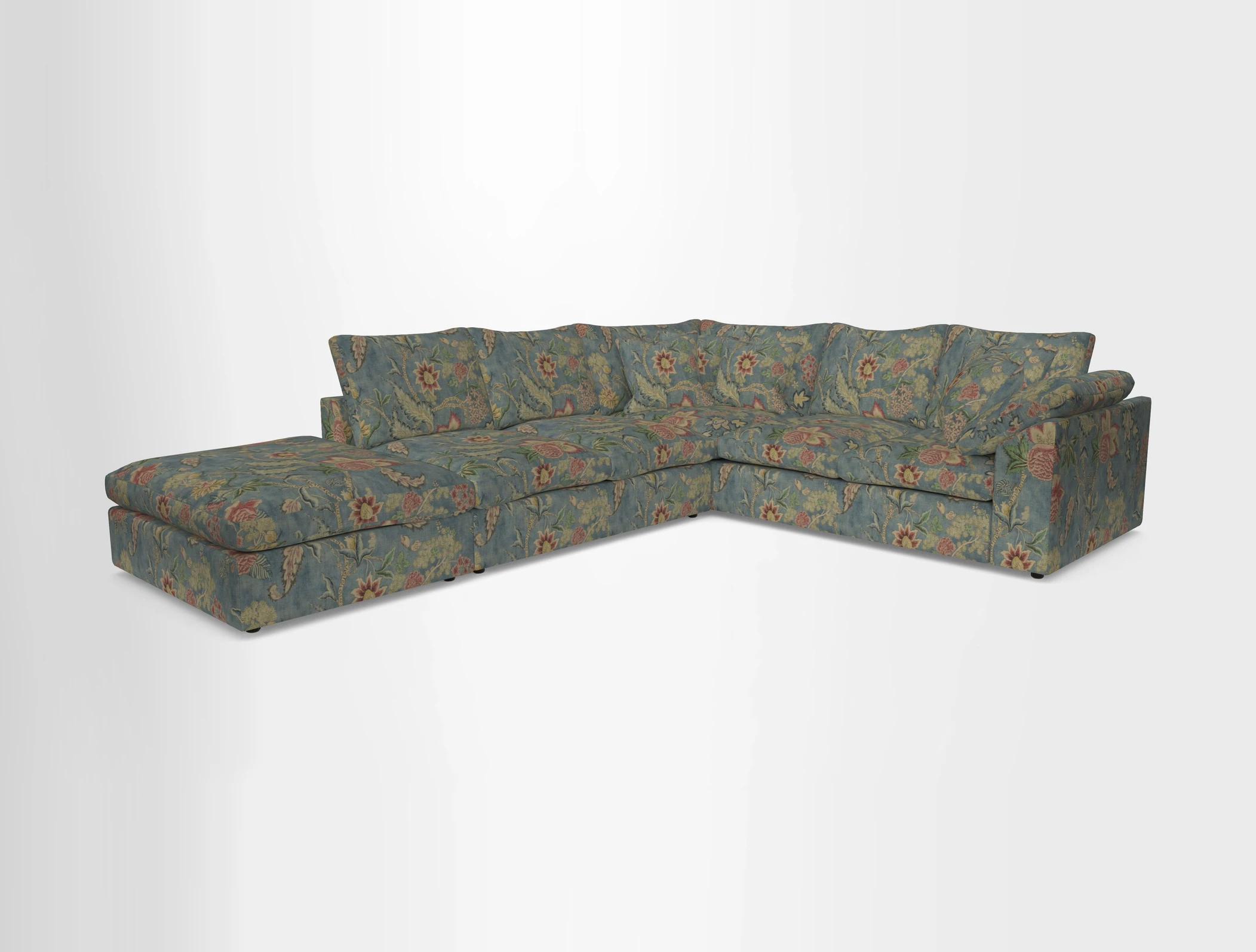Big Softie Sloped Arm Large Corner Group RHF in Sahara Chalk